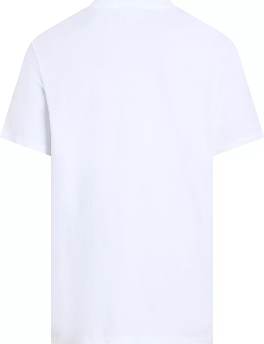 Calvin Klein Jeans T-Shirt "SS SMOOTH CTTN SOLID VNECK TEE", mit Logosticke günstig online kaufen