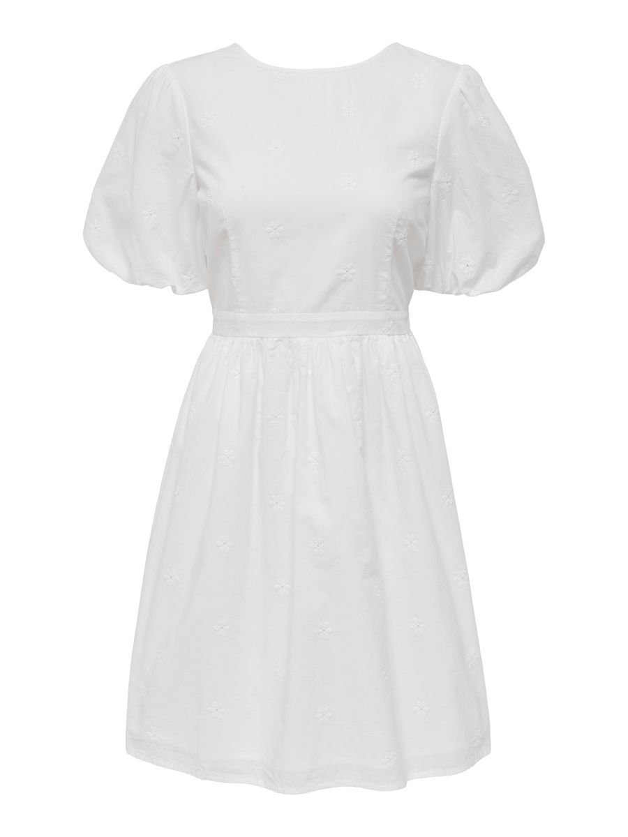 ONLY Schleifen- Kleid Damen White günstig online kaufen