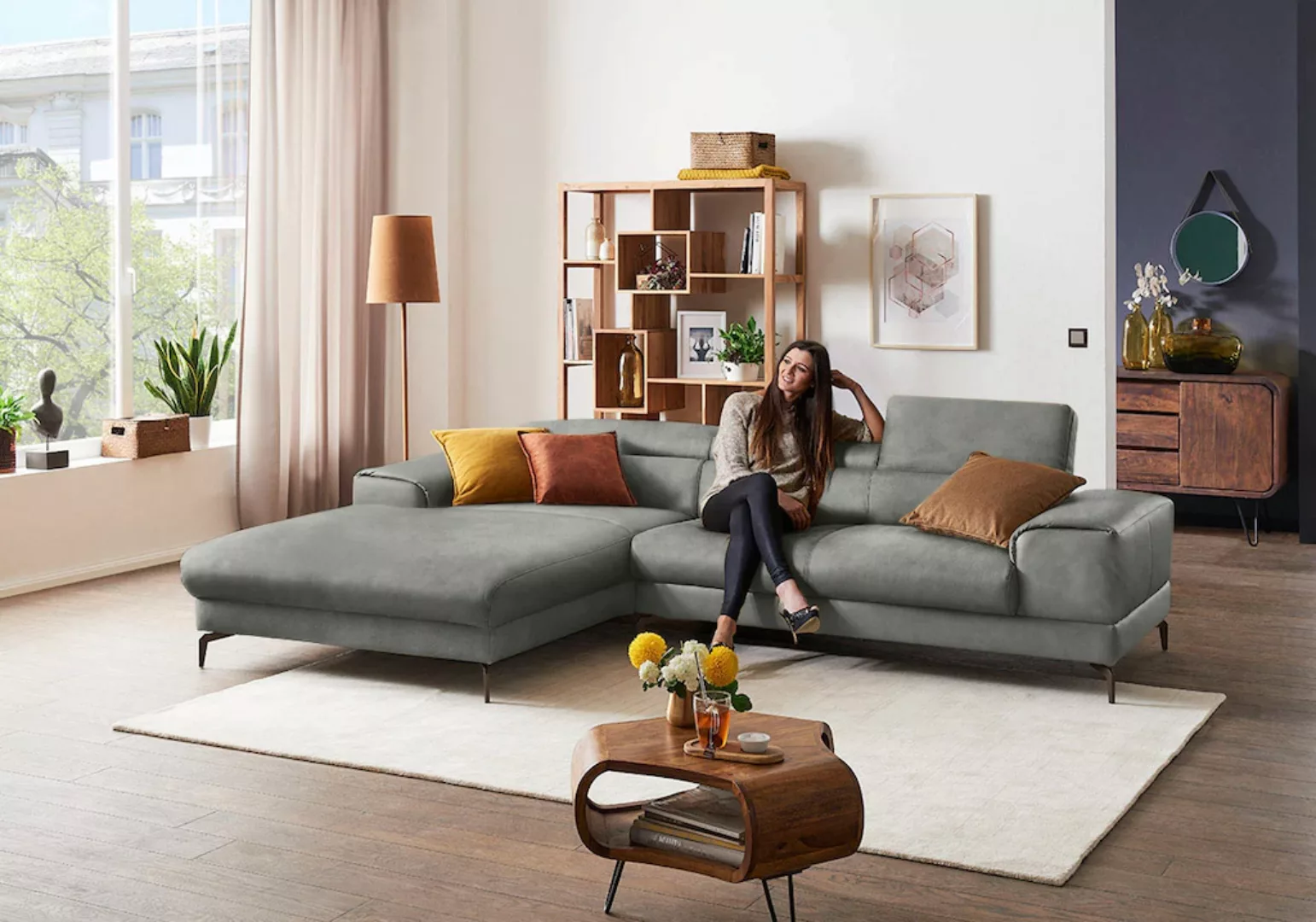 W.SCHILLIG Ecksofa "piedroo, Designsofa mit tollem Sitzkomfort, elegant und günstig online kaufen