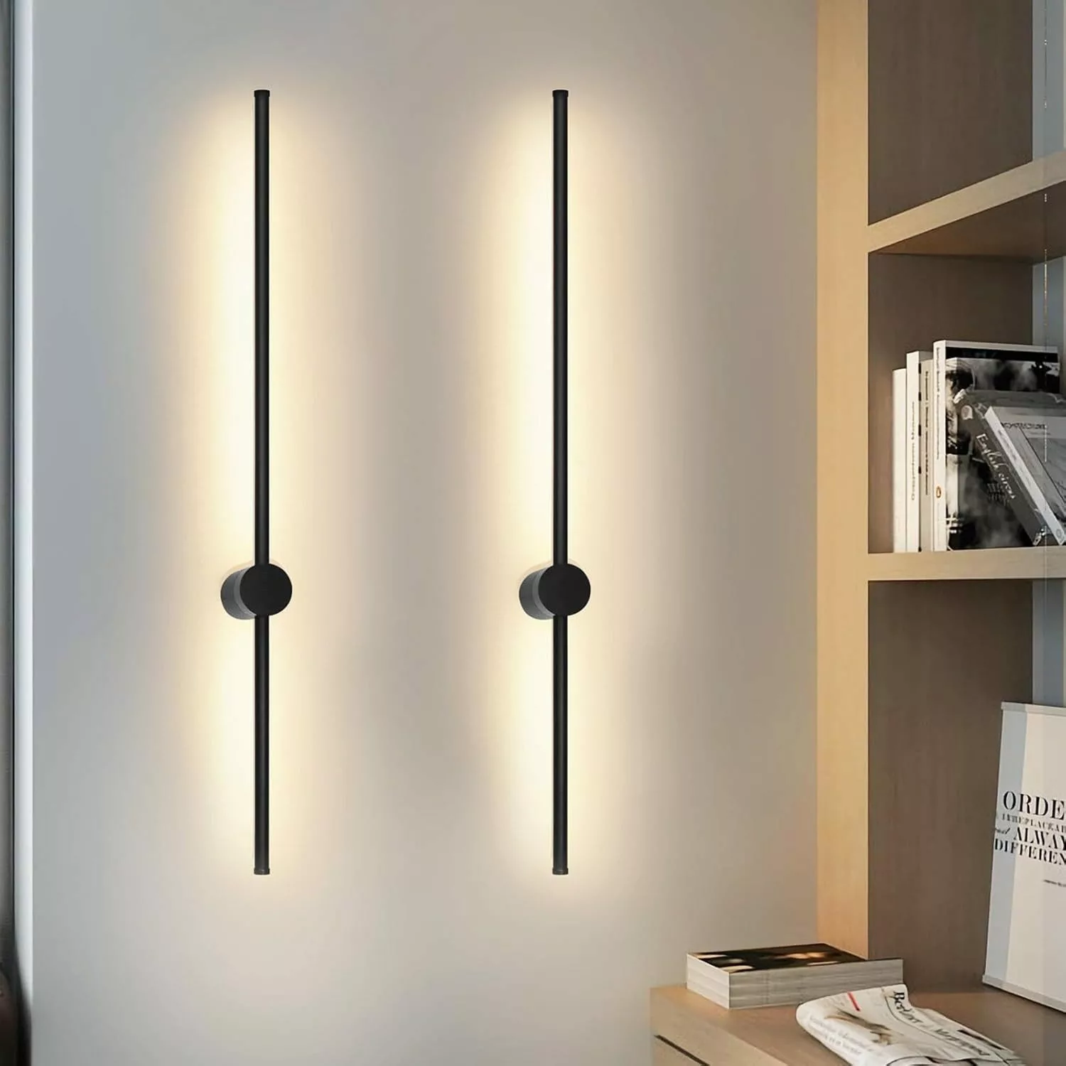 ZMH LED Wandleuchte Innen Schwarz Modern günstig online kaufen