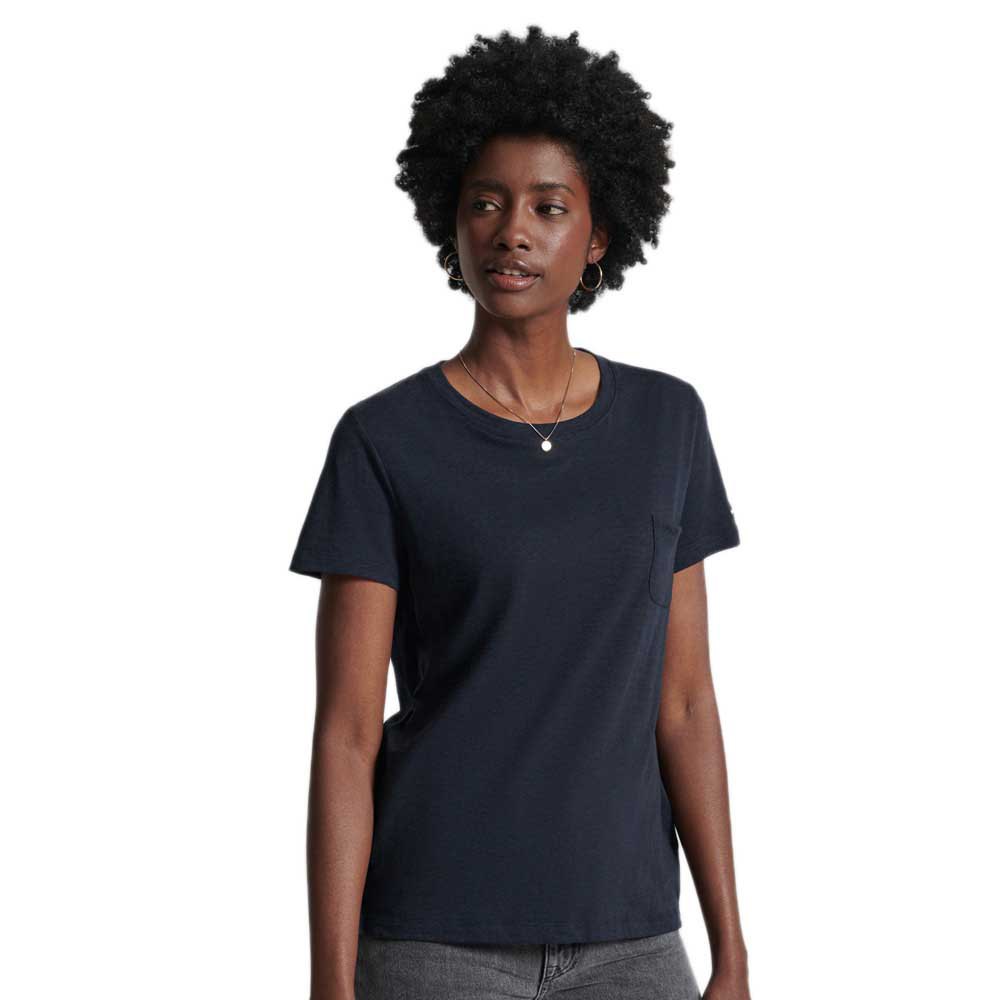 Superdry Studios Pocket Kurzärmeliges T-shirt L Eclipse Navy günstig online kaufen
