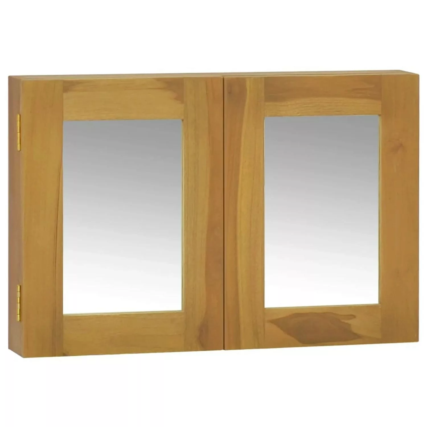 vidaXL Spiegelschrank 60x10x40 cm Massivholz Teak günstig online kaufen