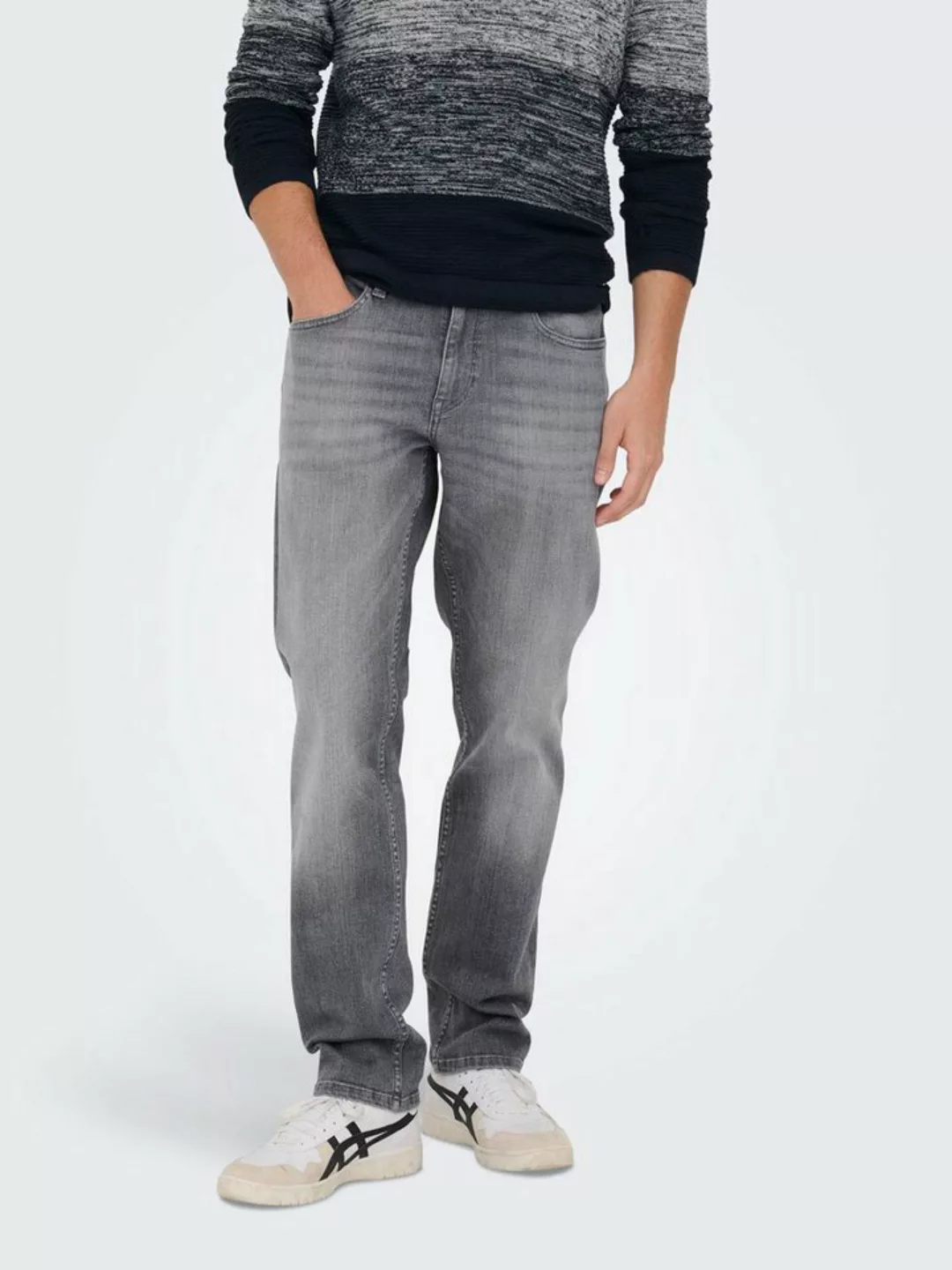 ONLY & SONS Straight-Jeans ONSWEFT REGULAR WB 0021 TAI DNM NOOS im 4-Pocket günstig online kaufen