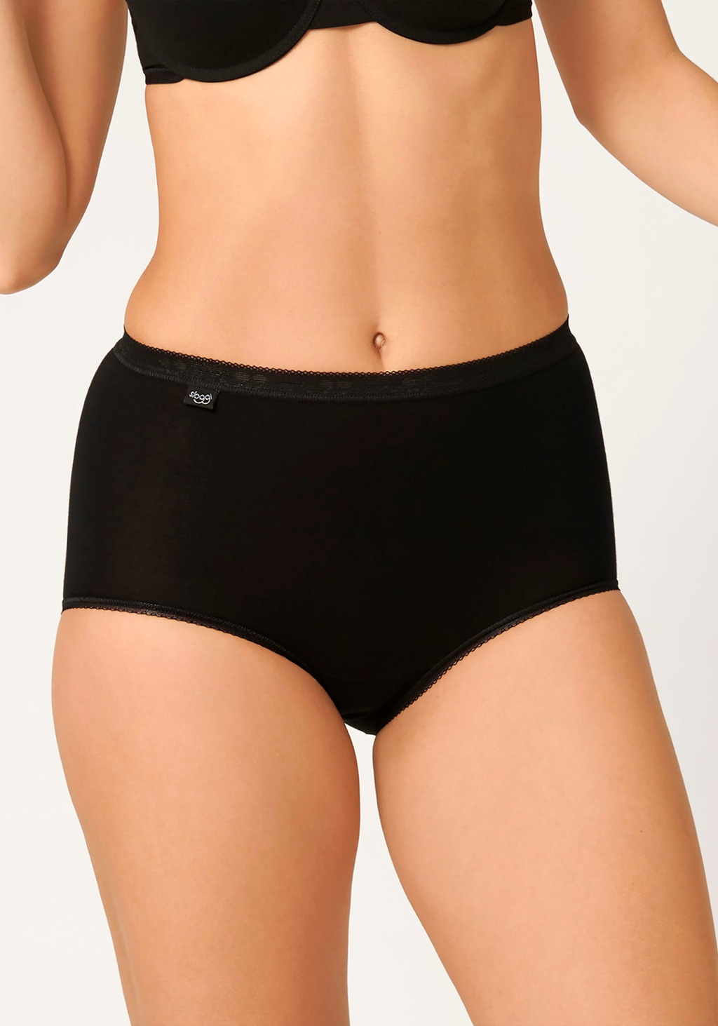 sloggi Maxislip "Basic+", (3er Pack), perfekter Sitz, Baumwollmischung, wei günstig online kaufen