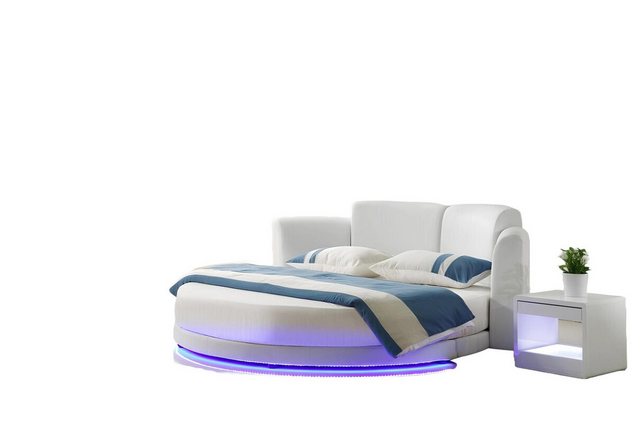 Xlmoebel Bett Designer Schlafzimmermöbel Bettgestell Polsterbett Rundform 2 günstig online kaufen