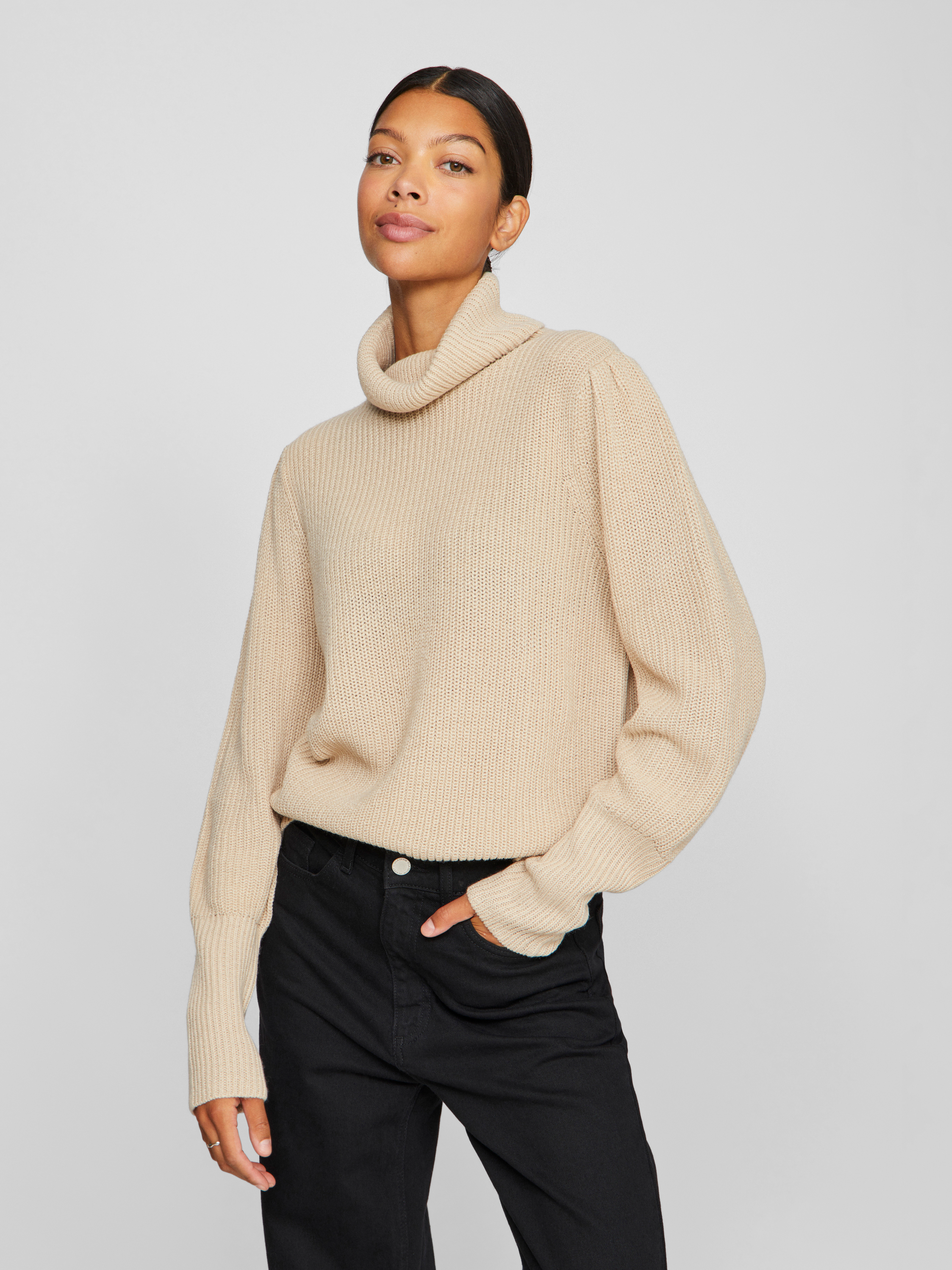 Vila Rollkragenpullover "VILOU NEW ROLLNECK L/S KNIT TOP - NOOS" günstig online kaufen