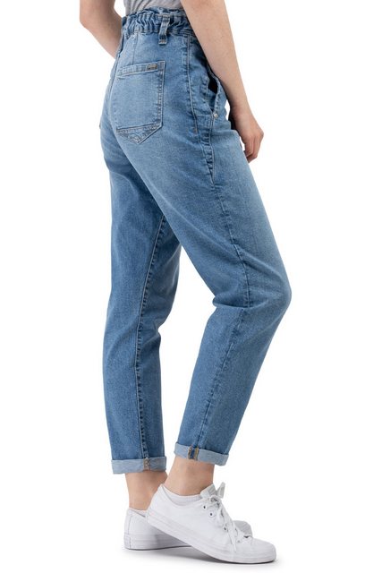 SUBLEVEL Paperbag-Hose Damen Jeans Mid Waist elastisch Moderne Hose günstig online kaufen