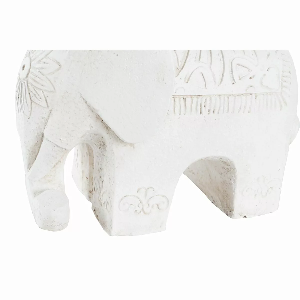 Deko-figur Dkd Home Decor Antiker Finish Elefant Weiß Orientalisch Magnesiu günstig online kaufen