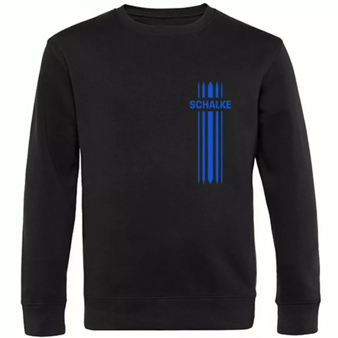 multifanshop Sweatshirt Schalke - Streifen - Pullover günstig online kaufen