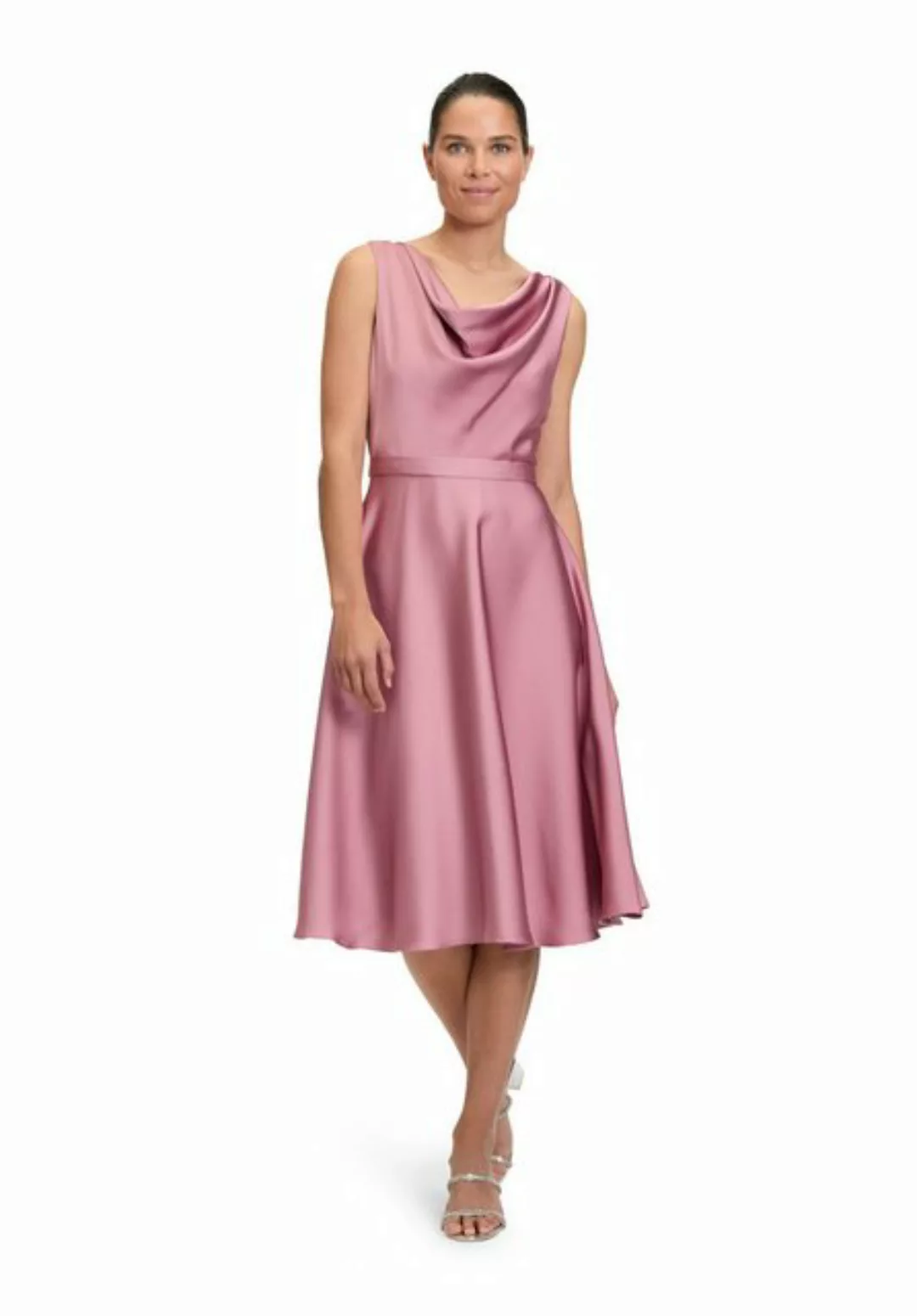 Vera Mont Cocktailkleid Vera Mont Cocktailkleid mit Wasserfallausschnitt Fo günstig online kaufen