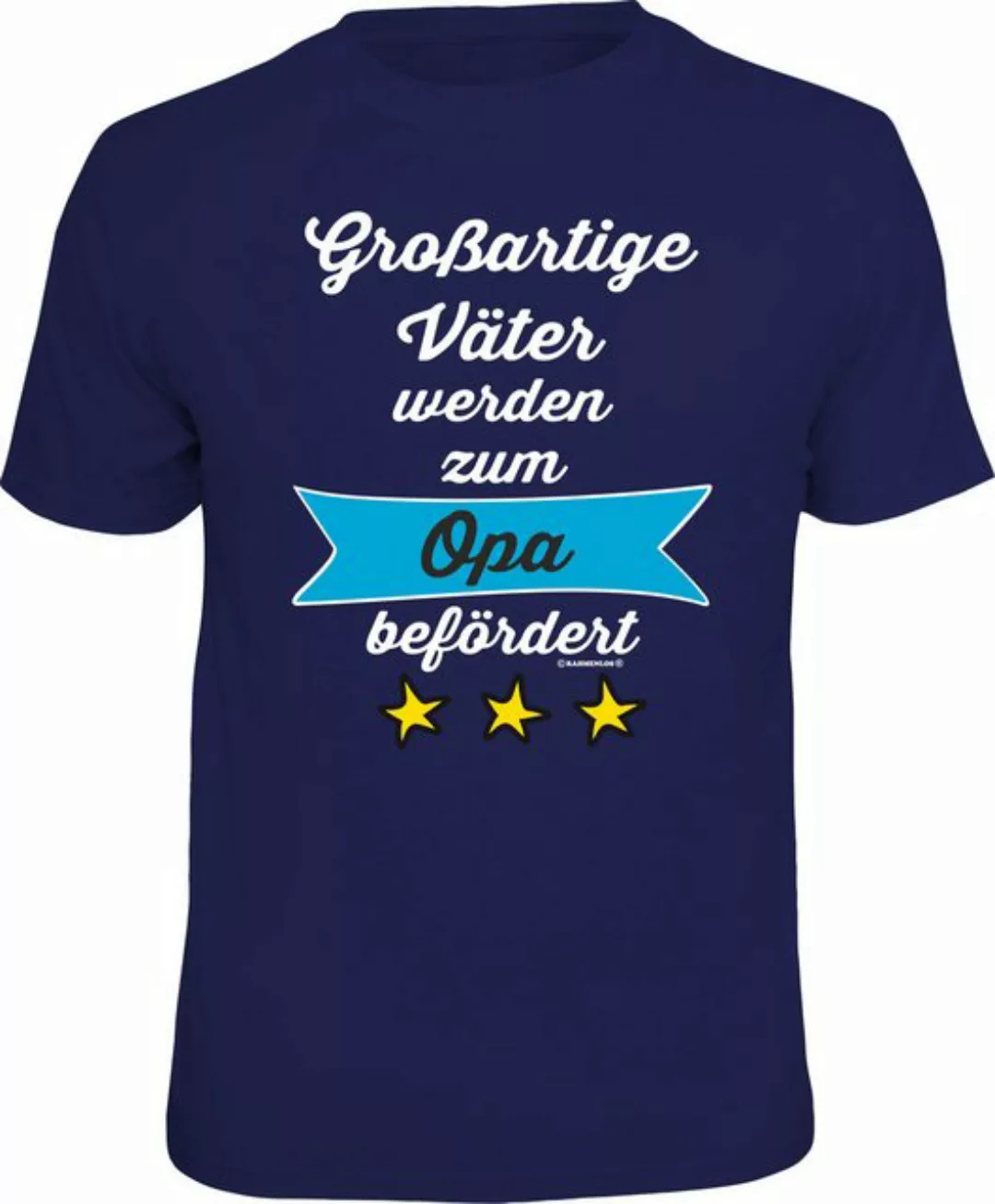 RAHMENLOS® T-Shirt Großartige Väter werden zum Opa befördert günstig online kaufen