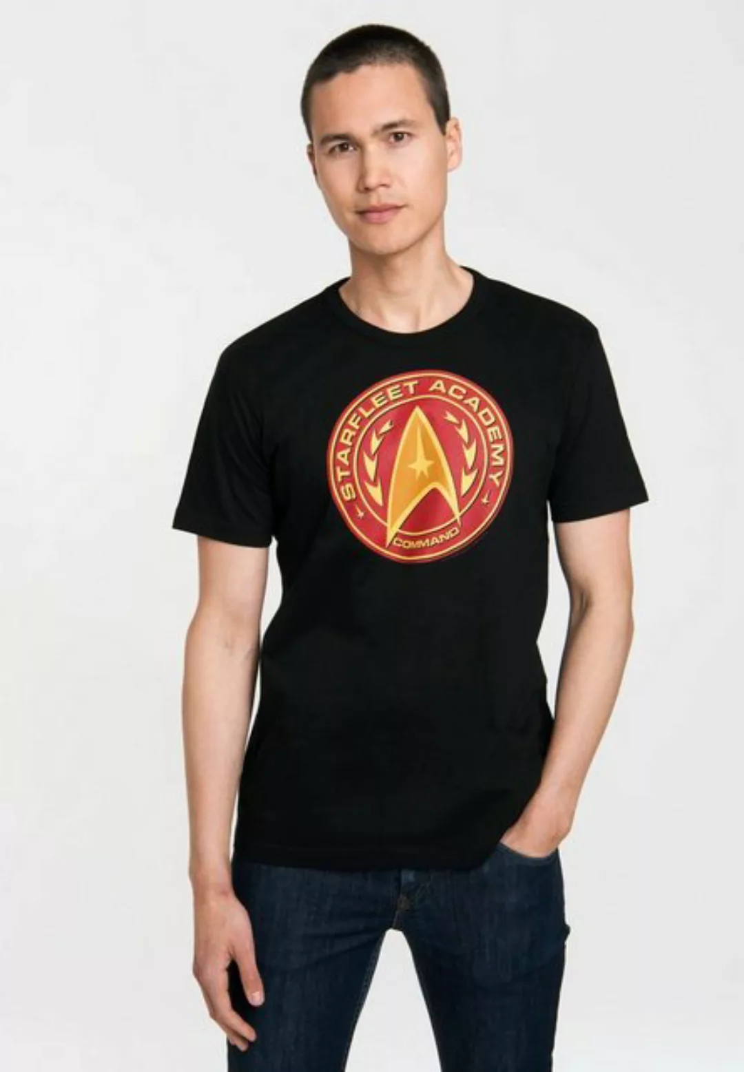 LOGOSHIRT T-Shirt Star Trek - Starfleet Academy mit lässigem Star Trek-Prin günstig online kaufen