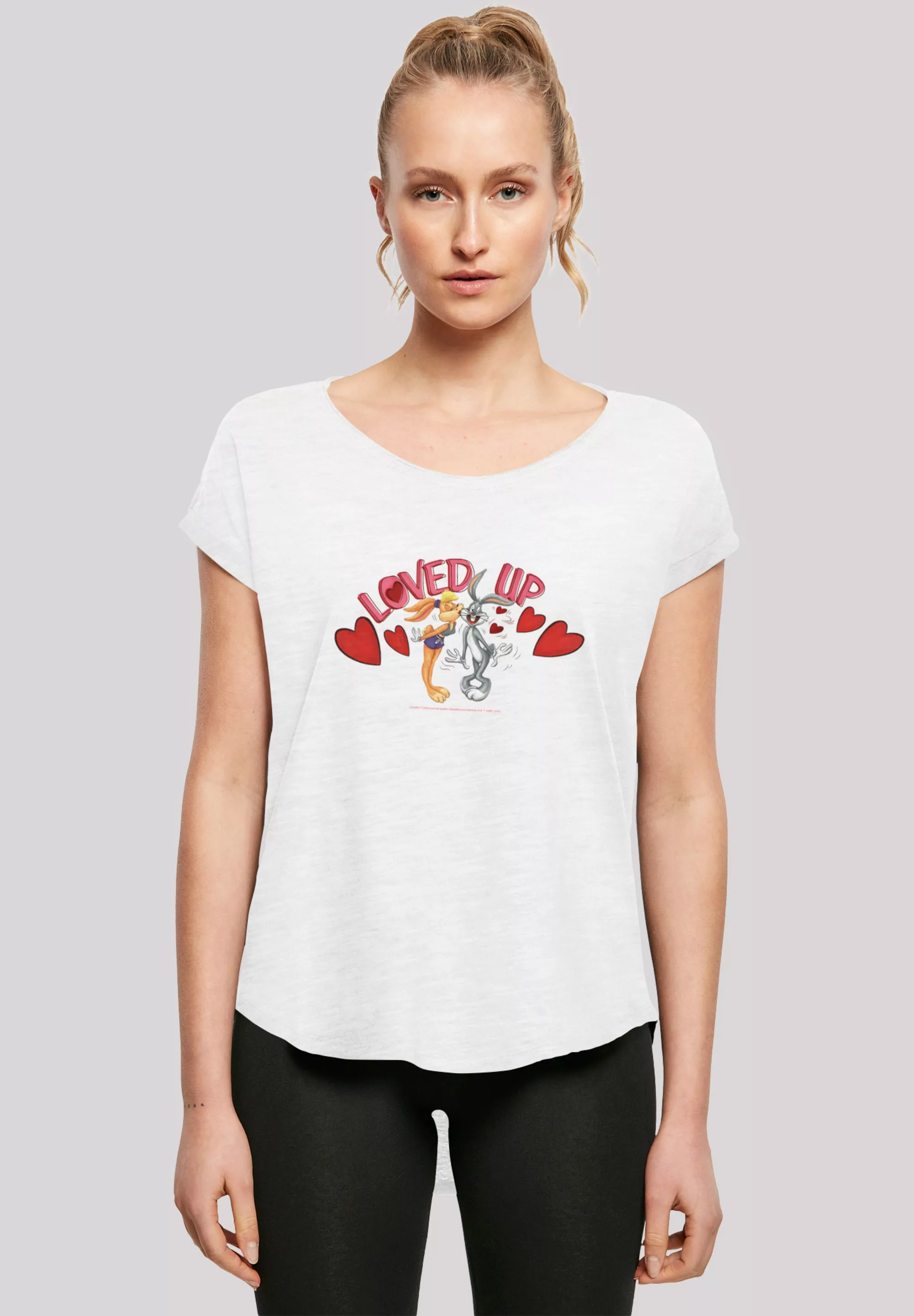 F4NT4STIC T-Shirt "Looney Tunes Bugs Bunny And Lola Valentines", Print günstig online kaufen