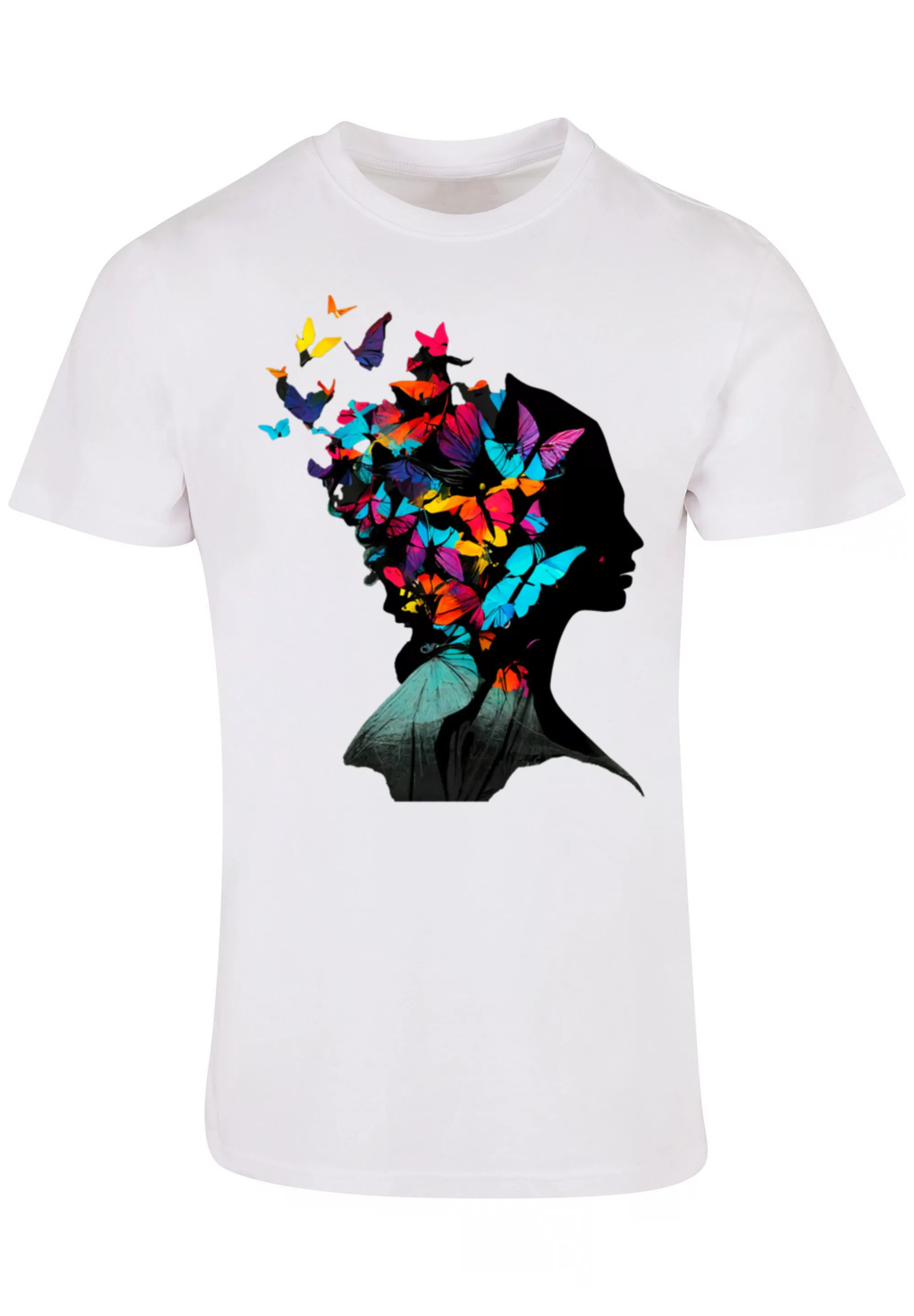 F4NT4STIC T-Shirt "Schmetterling Silhouette TEE UNISEX", Print günstig online kaufen