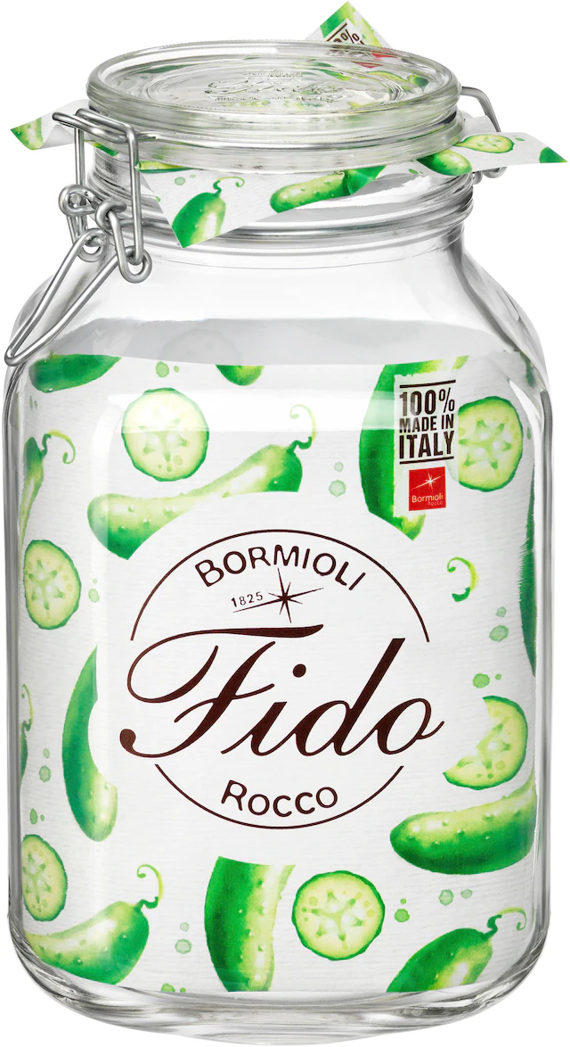 Bormioli Rocco Vorratsglas »Fido«, (Set, 6 tlg., 6 Stück, 3,0l Fassungsverm günstig online kaufen