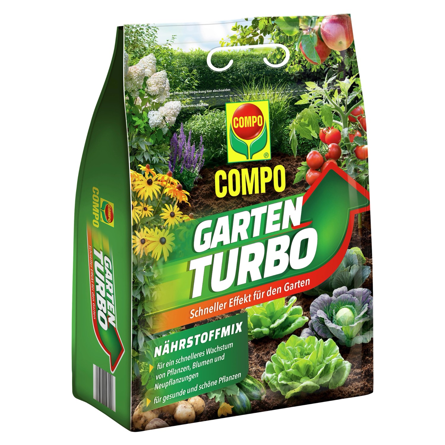 Compo Spezialdünger mit Sofortwirkung Gartenturbo 4 kg günstig online kaufen