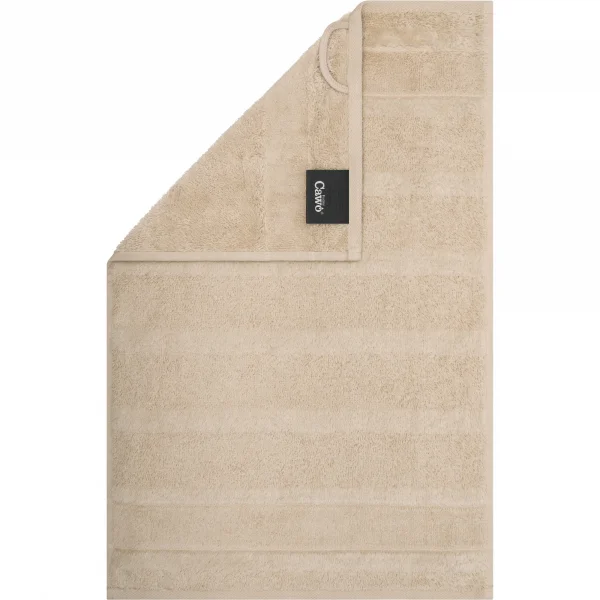 Cawö Handtücher Noblesse2 Uni 1002 - Farbe: beige - 370 - Gästetuch 30x50 c günstig online kaufen