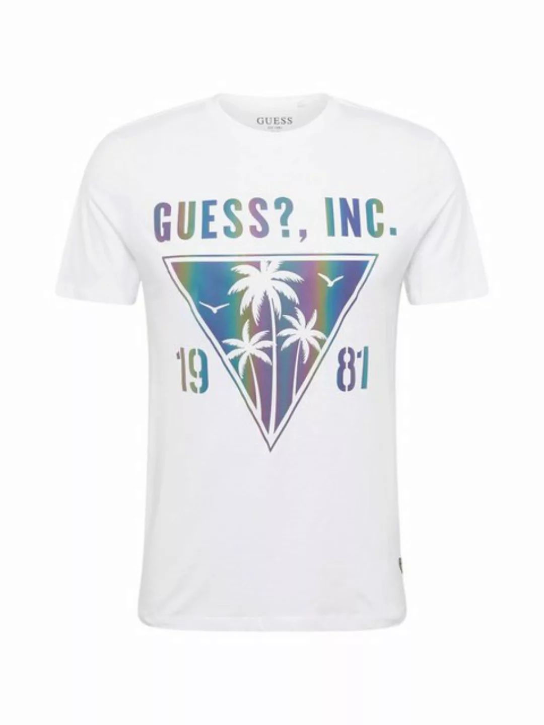 Guess T-Shirt IRIDESCENT PALMS (1-tlg) günstig online kaufen