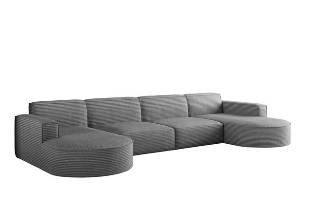 Kaiser Möbel Ecksofa Designer MODENA U XL stoff Dicker cord Poso, Viele Far günstig online kaufen