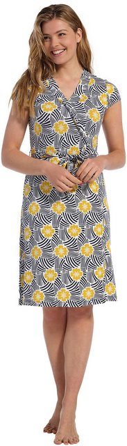 Pastunette Sommerkleid Damen Kleid in Wickeloptik (1-tlg) Sommerliches Desi günstig online kaufen