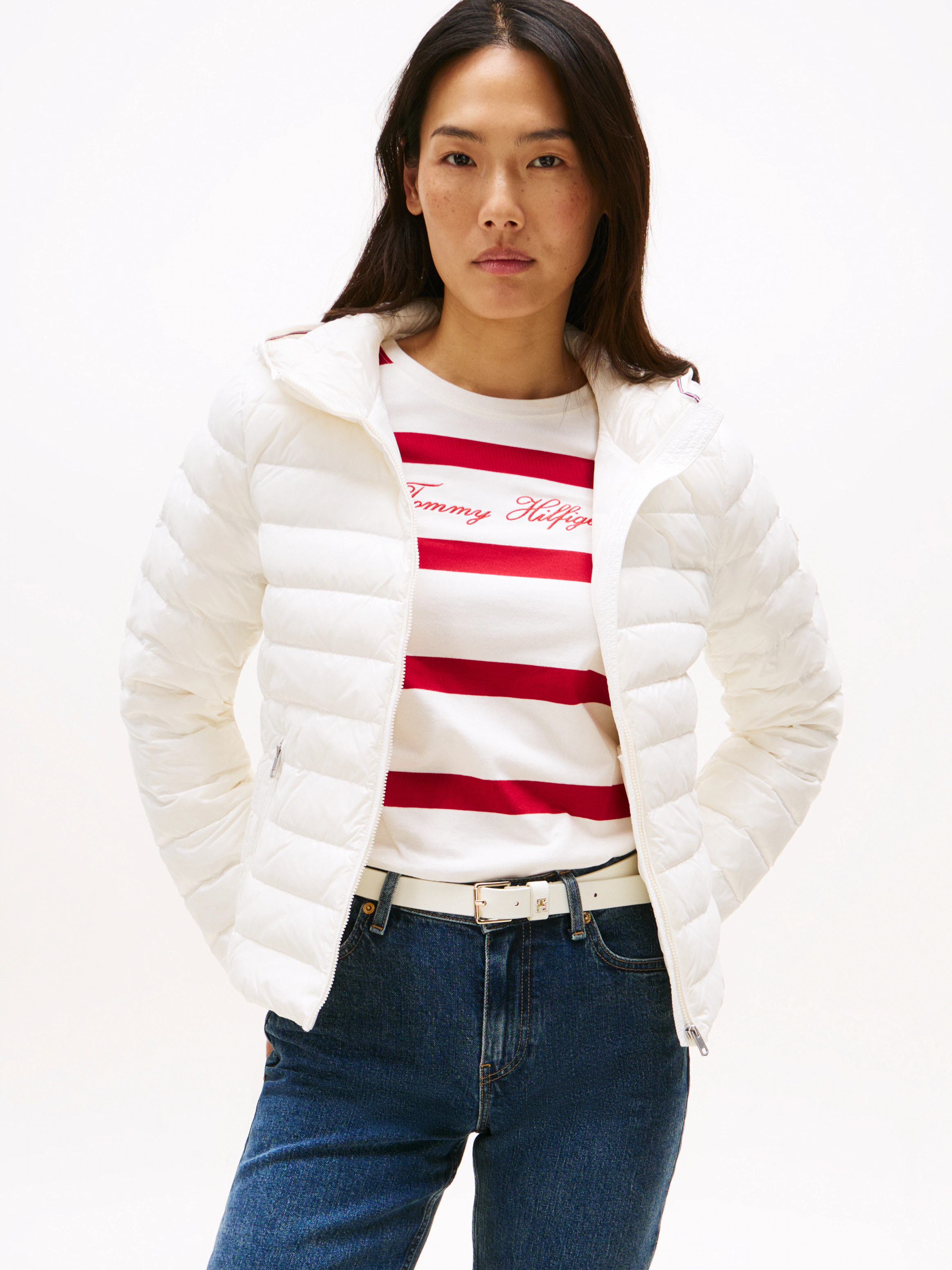 Tommy Hilfiger Steppjacke "UL DOWN REG HOODED JACKET", mit Kapuze günstig online kaufen