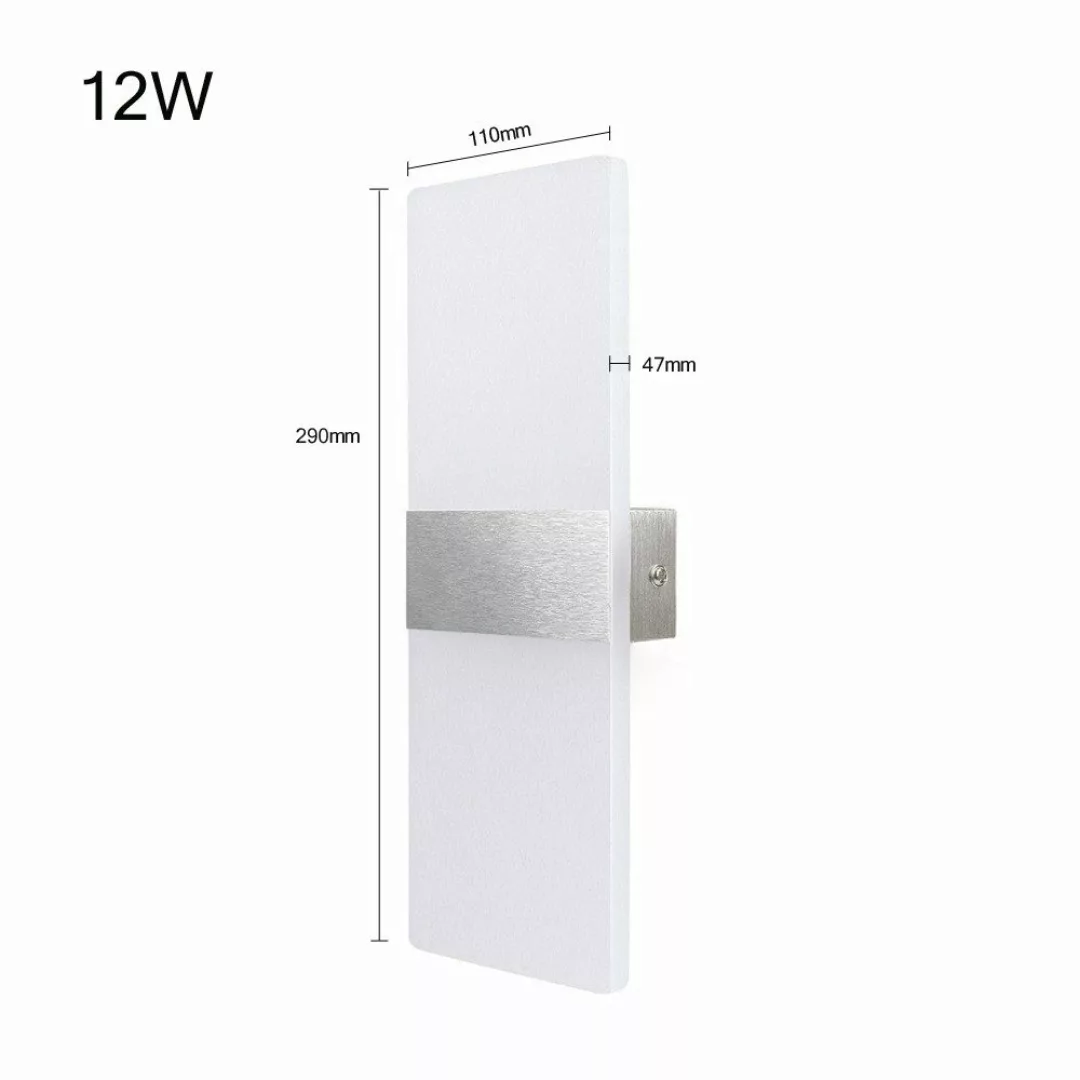 Clanmacy LED Wandleuchte 2X Wandlampe Flurlampe günstig online kaufen