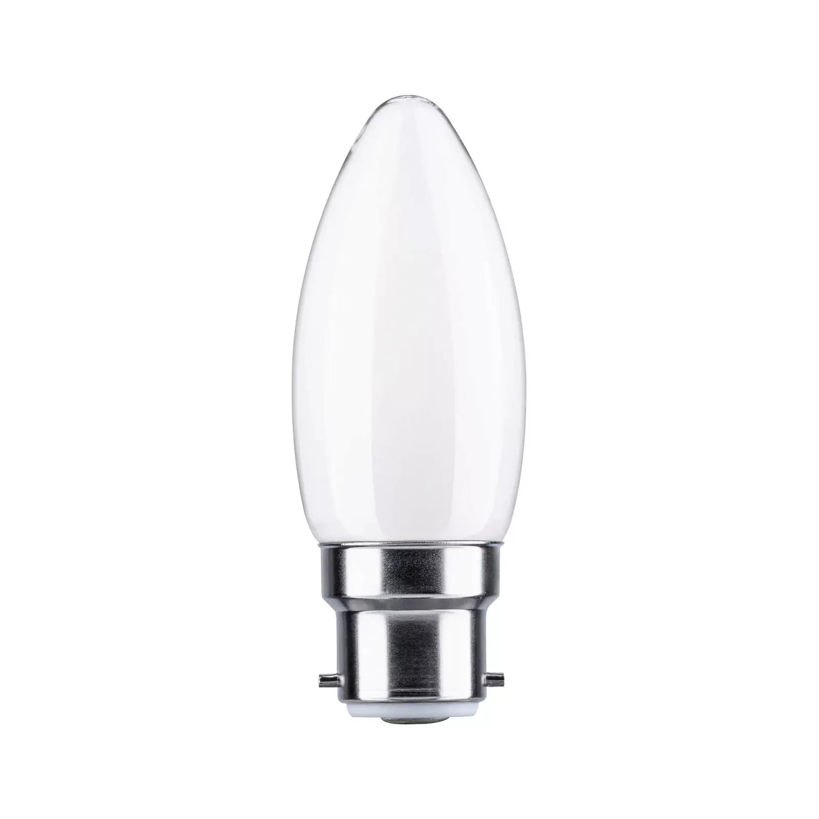 Paulmann LED-Kerze B22d 4,7W 2.700K opal dimmbar günstig online kaufen
