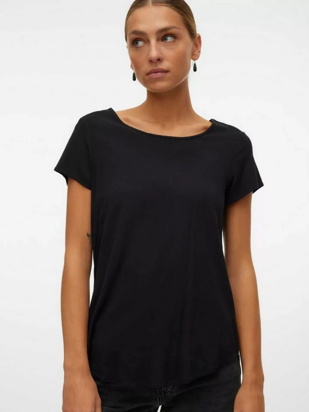 Vero Moda Blusenshirt VMBELLA SS TOP WVN GA NOOS günstig online kaufen