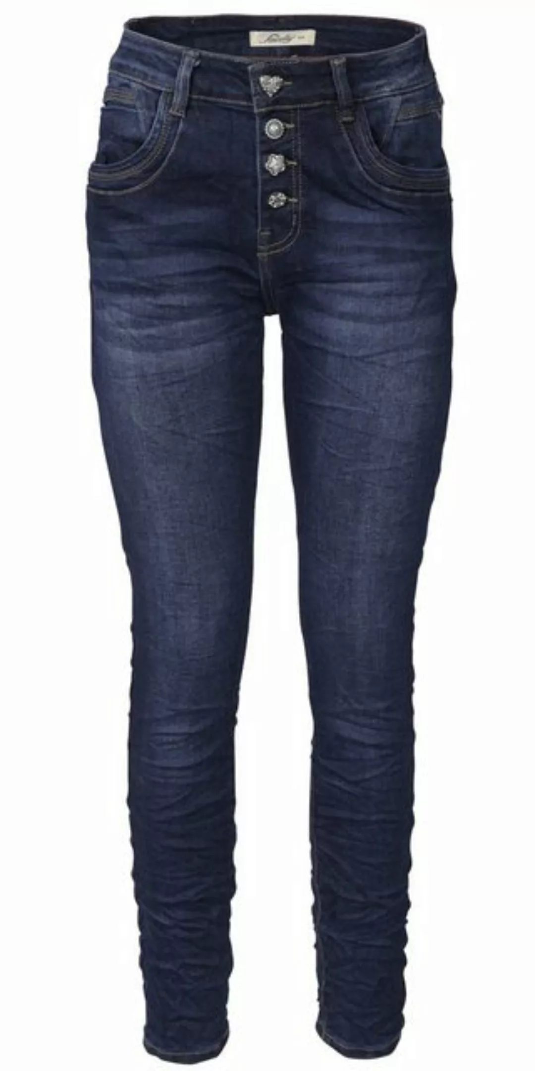 Jewelly Regular-fit-Jeans Super Stretch Jeans, Jeans Five-Pocket im günstig online kaufen