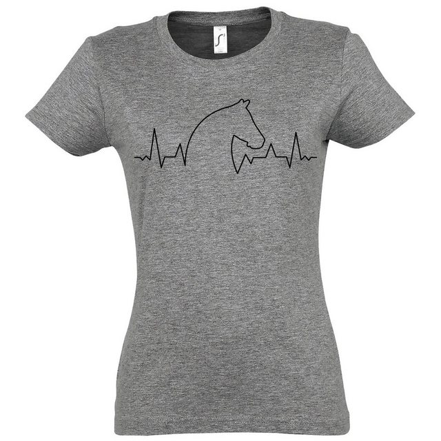 Youth Designz T-Shirt Pferd Heartbeat Damen Shirt mit trendigem Frontprint günstig online kaufen