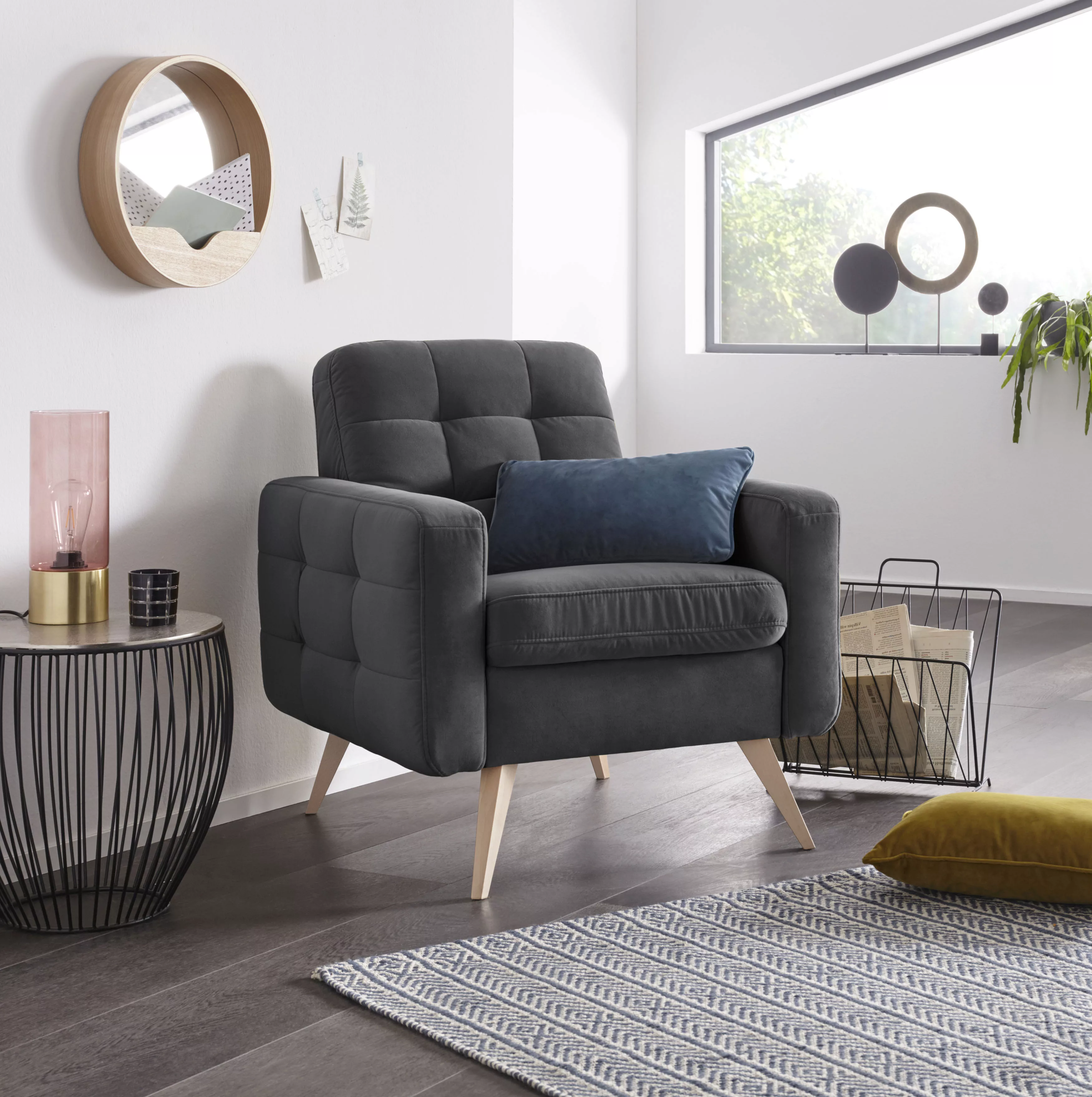exxpo - sofa fashion Sessel "Nappa, Loungesessel" günstig online kaufen