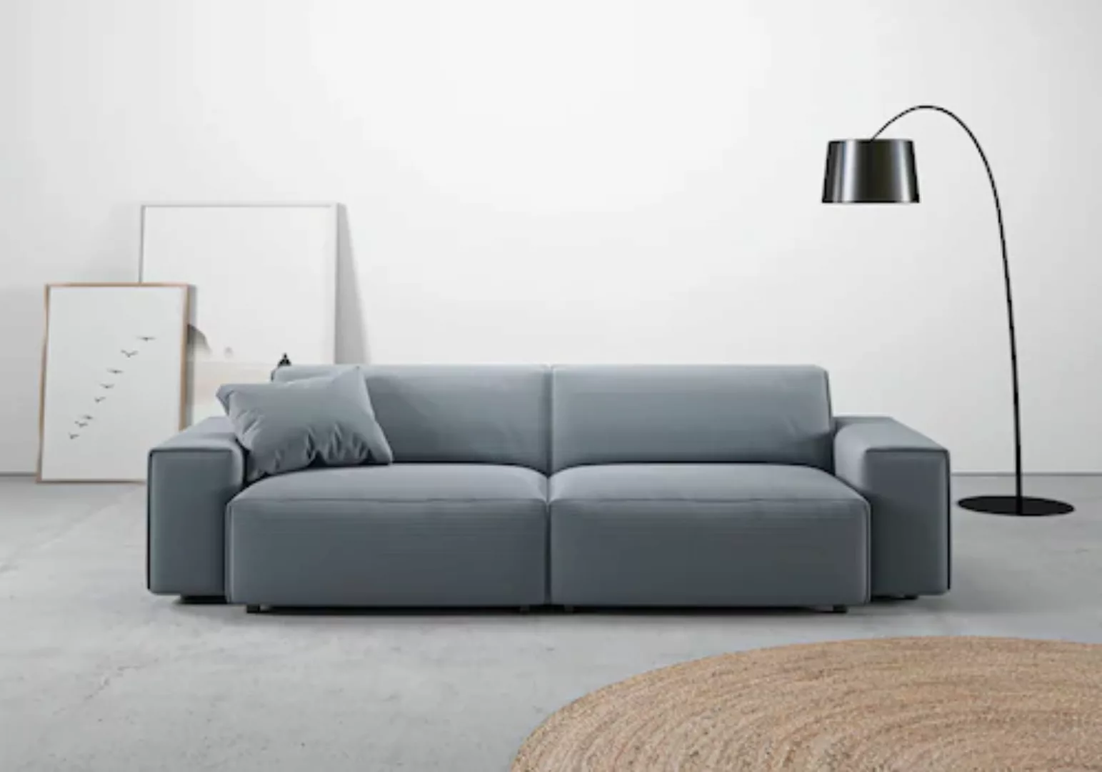 andas Big-Sofa "Glimminge auch in Breitcord, Feincord + Easy care-Bezug,", günstig online kaufen