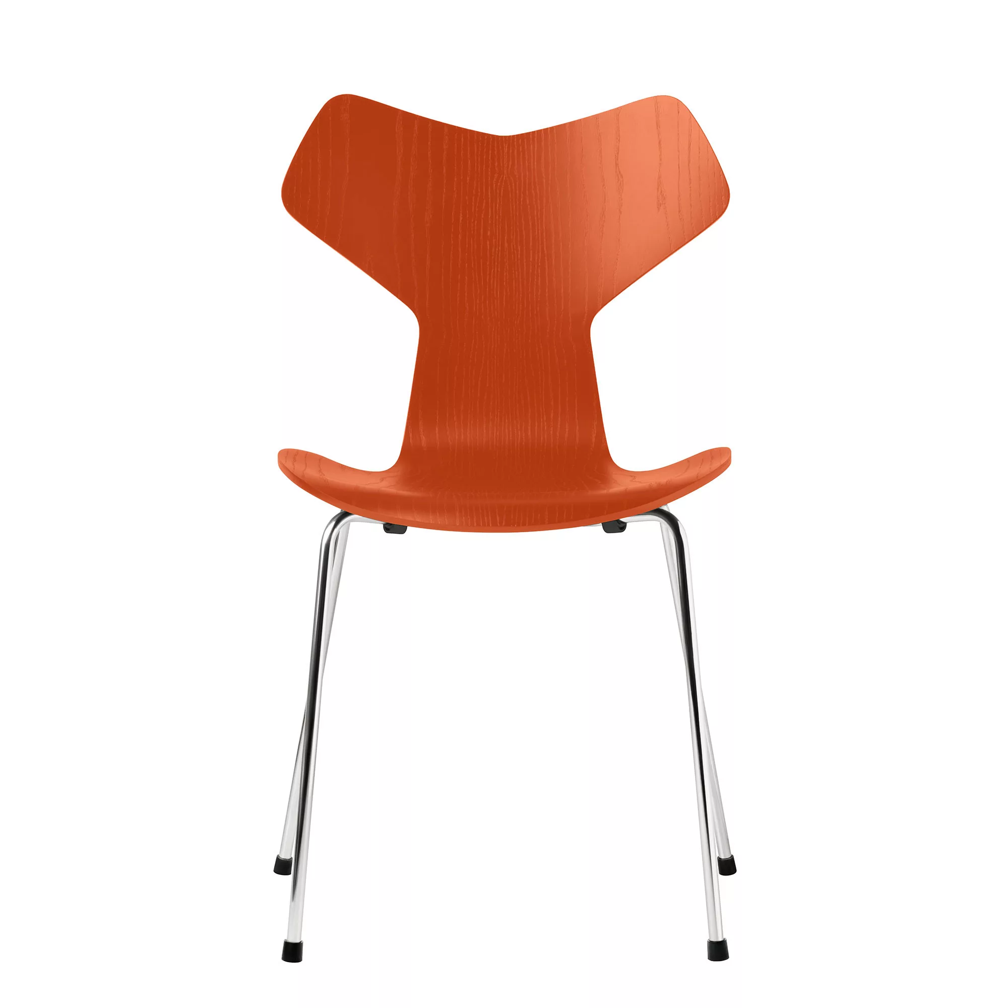 Fritz Hansen - Grand Prix™ Stuhl gefärbte Esche - paradis orange/Sitzfläche günstig online kaufen