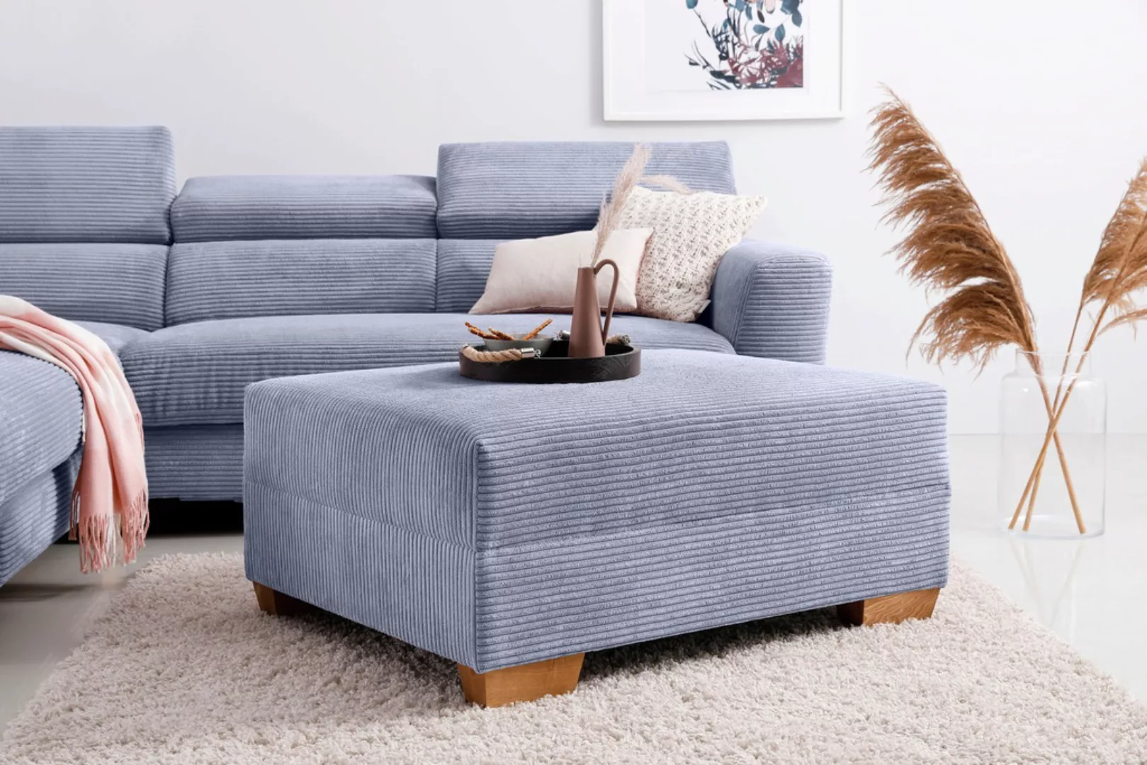 Home affaire Hocker "DuraSpring", Mit DuraSpring-Taschenfederkern, bis 140 günstig online kaufen