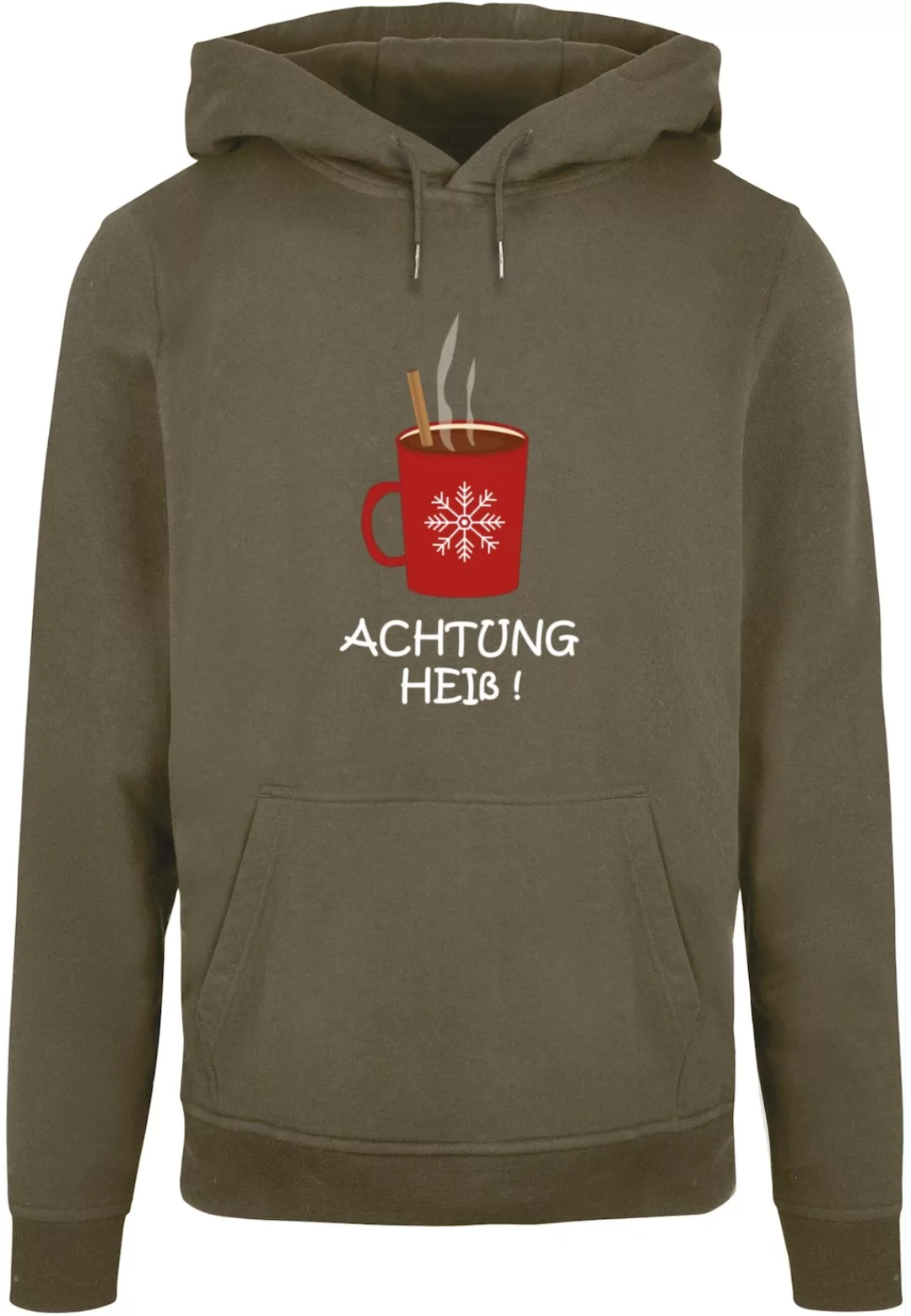 Merchcode Kapuzensweatshirt "Merchcode Herren Achtung heiss Basic Hoody" günstig online kaufen