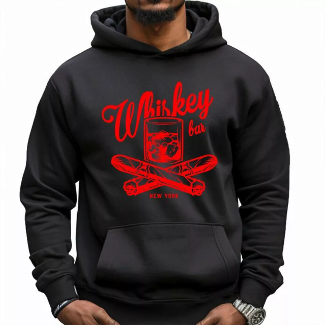 Banco Kapuzenpullover Herren Pullover Hoodie Whiskey Aufdruck Kapuzenpullov günstig online kaufen