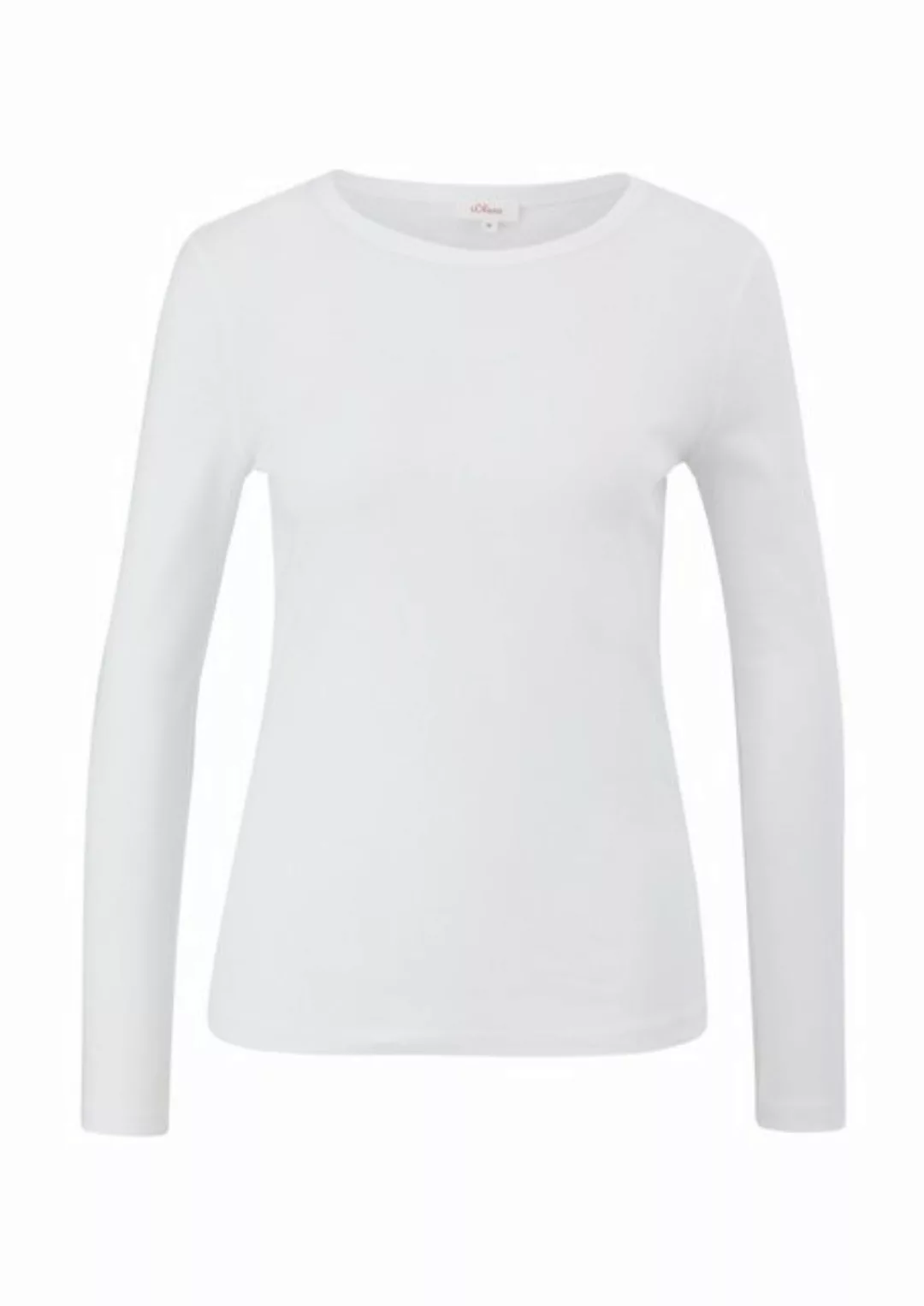 s.Oliver Langarmshirt Longsleeve mit Rippstruktur günstig online kaufen