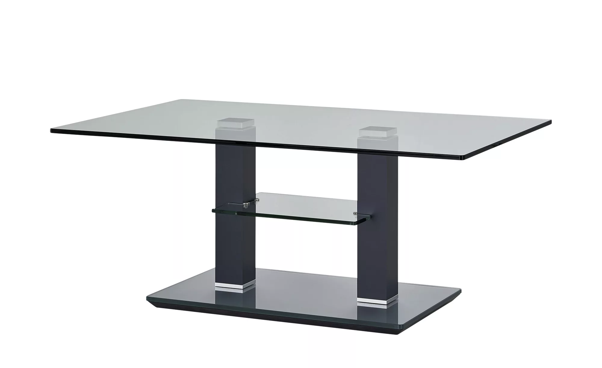 Wohnwert Couchtisch  Quatro Plus - schwarz - 70 cm - 46 cm - Tische > Couch günstig online kaufen