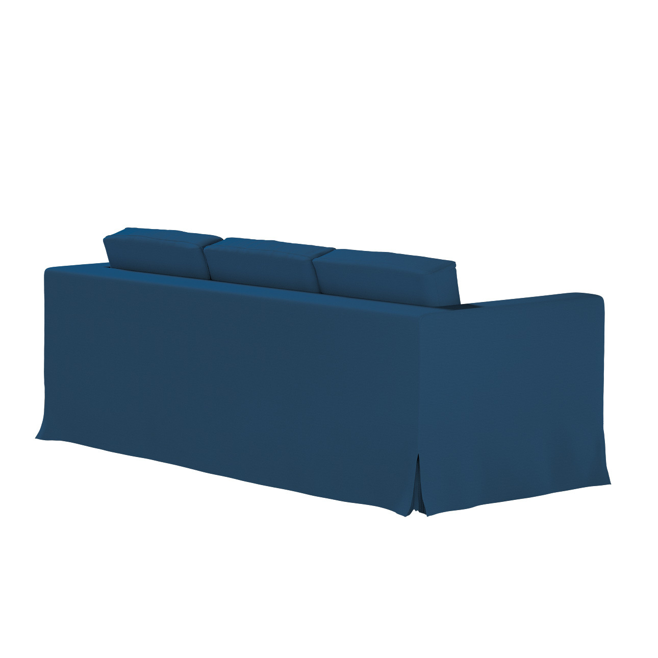 Bezug für Karlanda 3-Sitzer Sofa nicht ausklappbar, lang, marinenblau , Bez günstig online kaufen