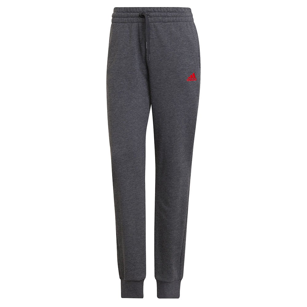 Adidas Linear Ft C Hose XS Dark Grey Heather / Vivid Red günstig online kaufen