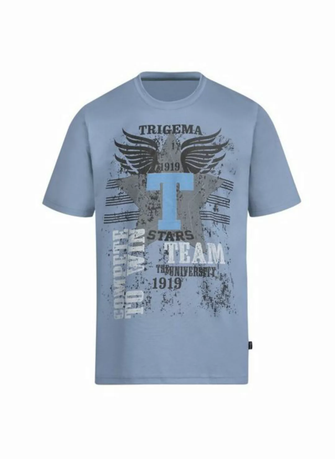 Trigema T-Shirt TRIGEMA T-Shirt mit großem Print-Motiv (1-tlg) günstig online kaufen