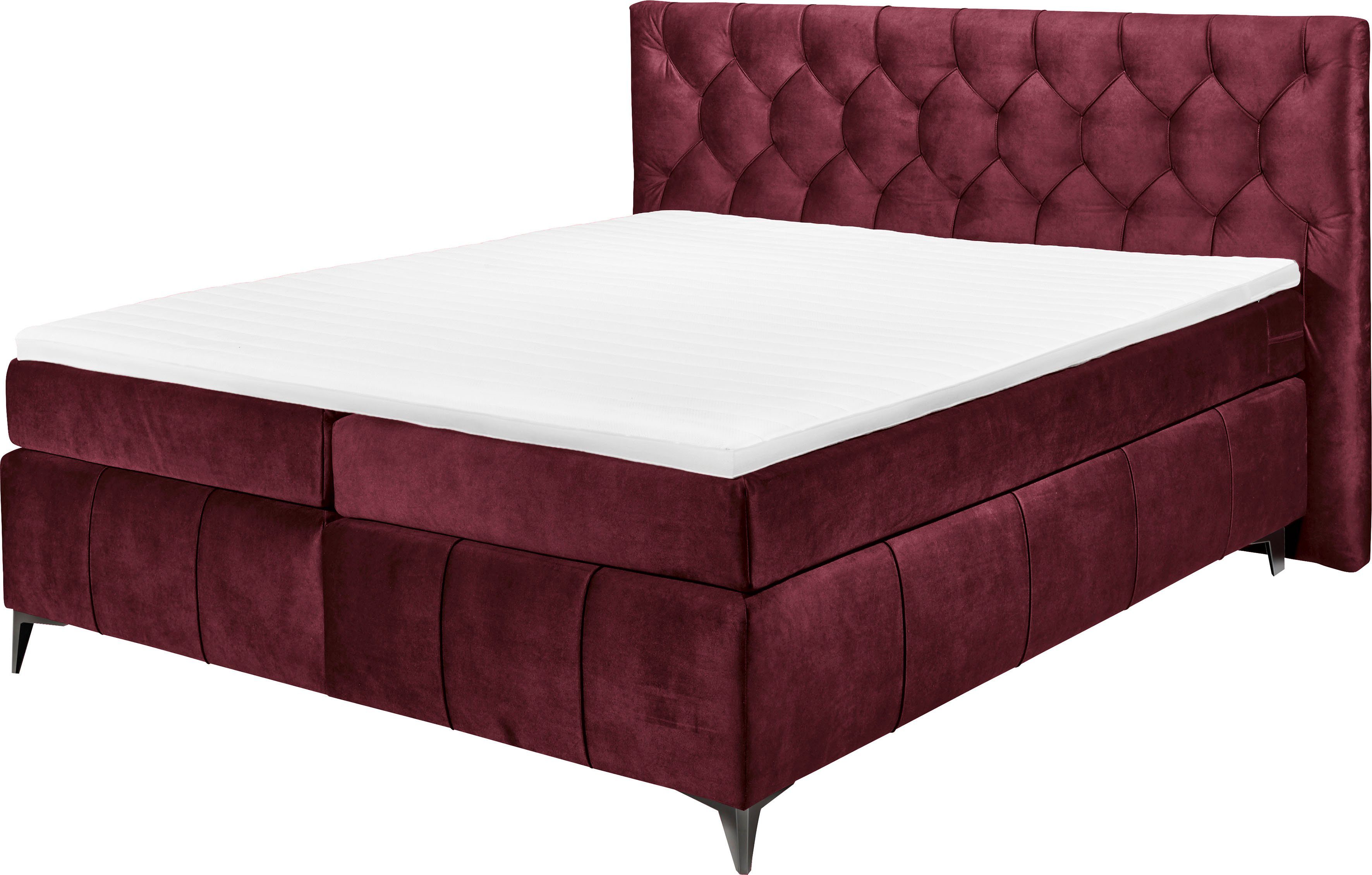 ED EXCITING DESIGN Boxspringbett Pembroke, inkl. günstig online kaufen