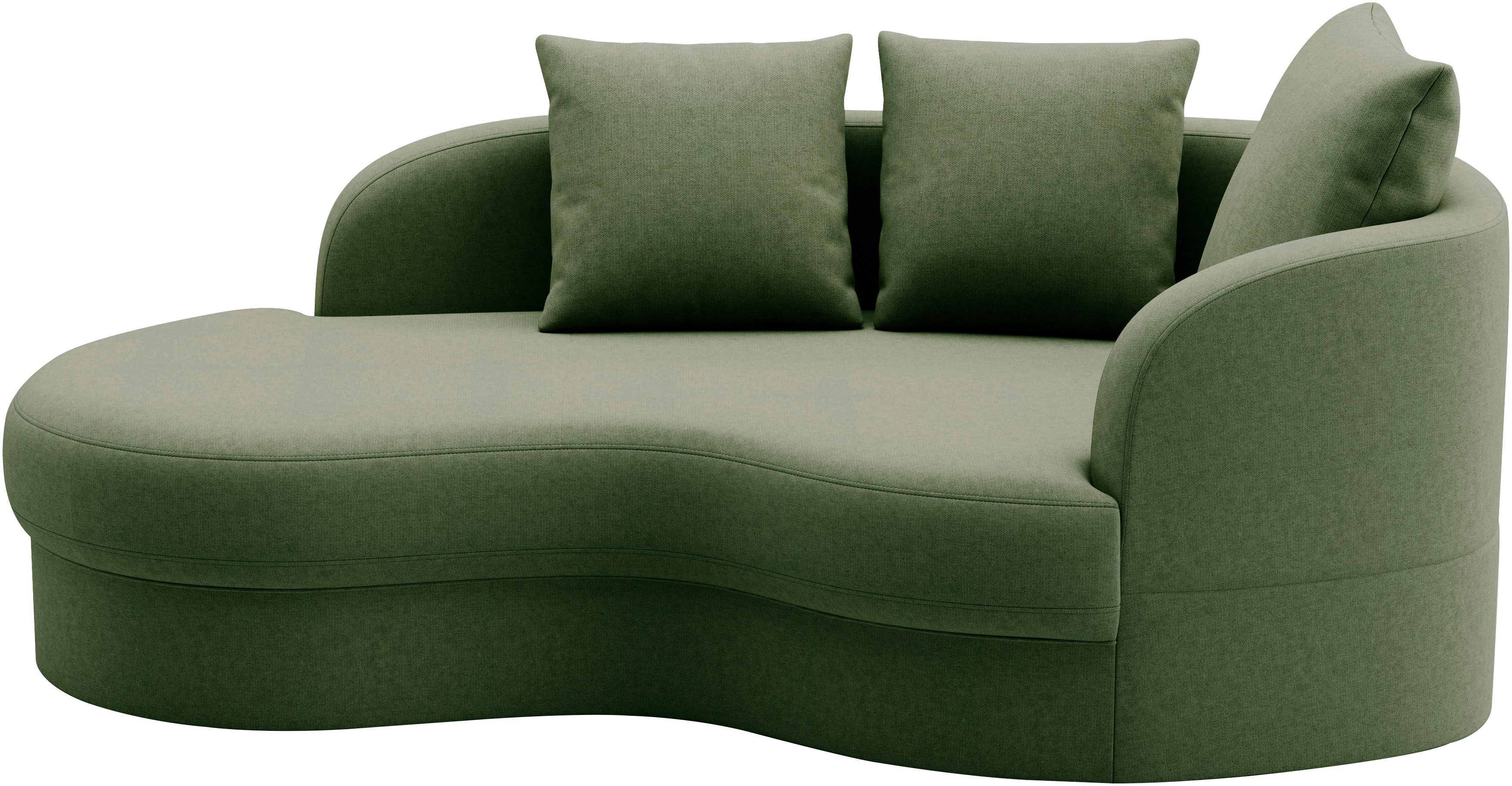 sit&more Recamiere "Samba", moderne organische Form, inkl. 3 loser Rückenki günstig online kaufen