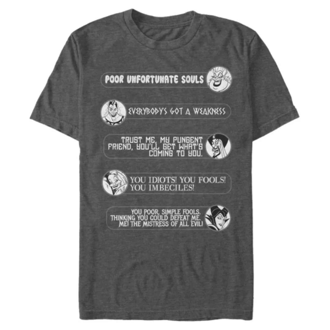 Disney Bösewichte - Gruppe Villain Quotes - Männer T-Shirt günstig online kaufen