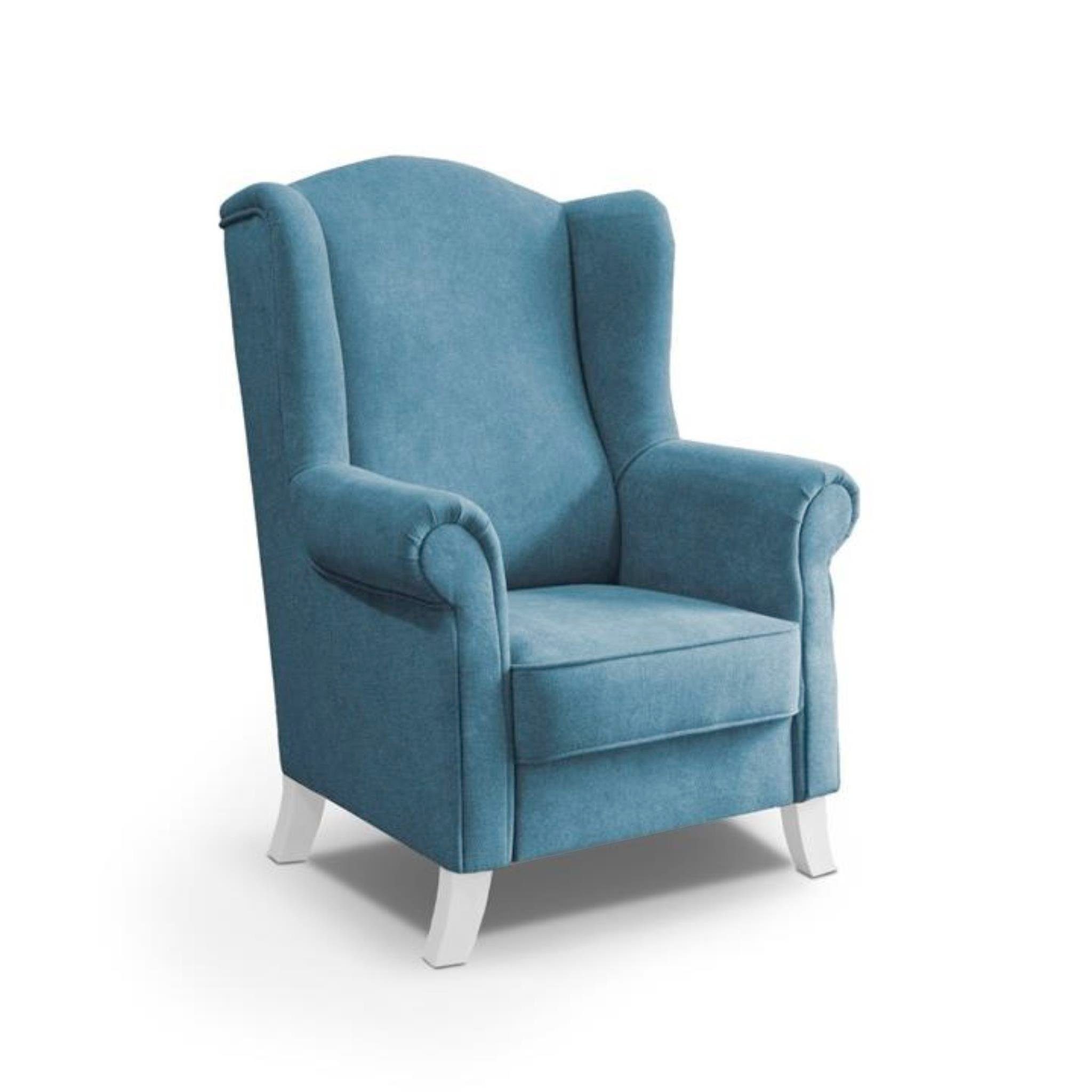 Beautysofa Ohrensessel LEONARDO Sessel Wohnzimmersessel, Fernsehsessel günstig online kaufen