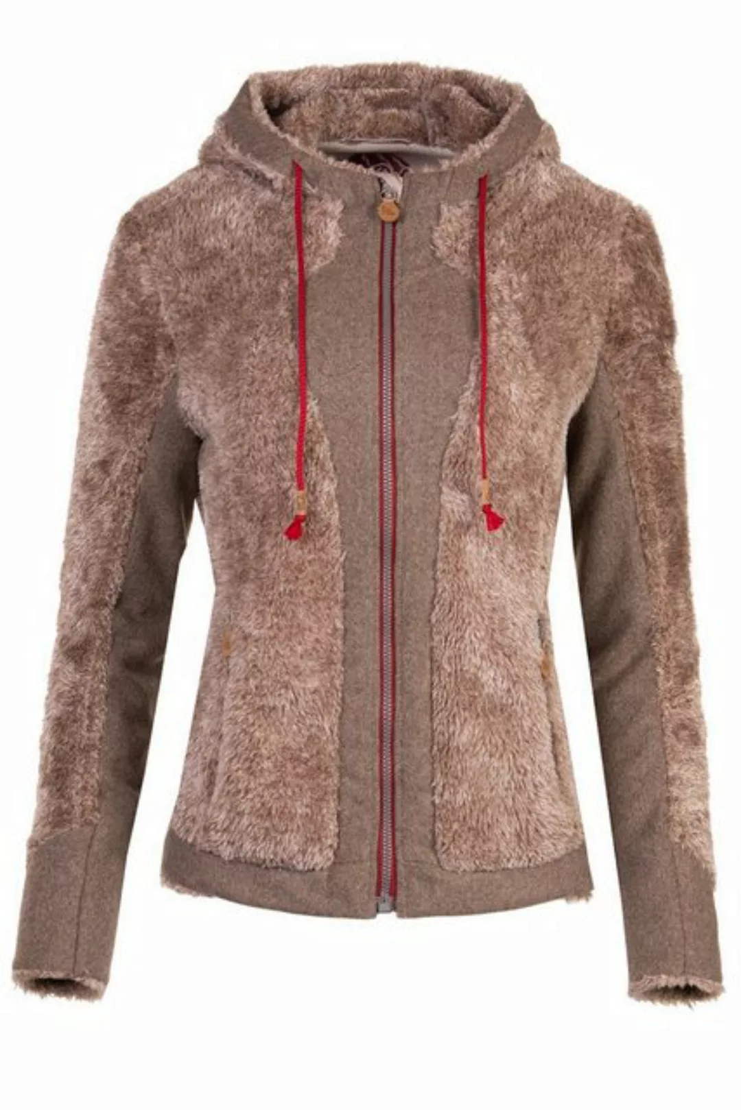 Piz Palü Outdoorjacke Plüschjacke - GAUTING - taupe günstig online kaufen