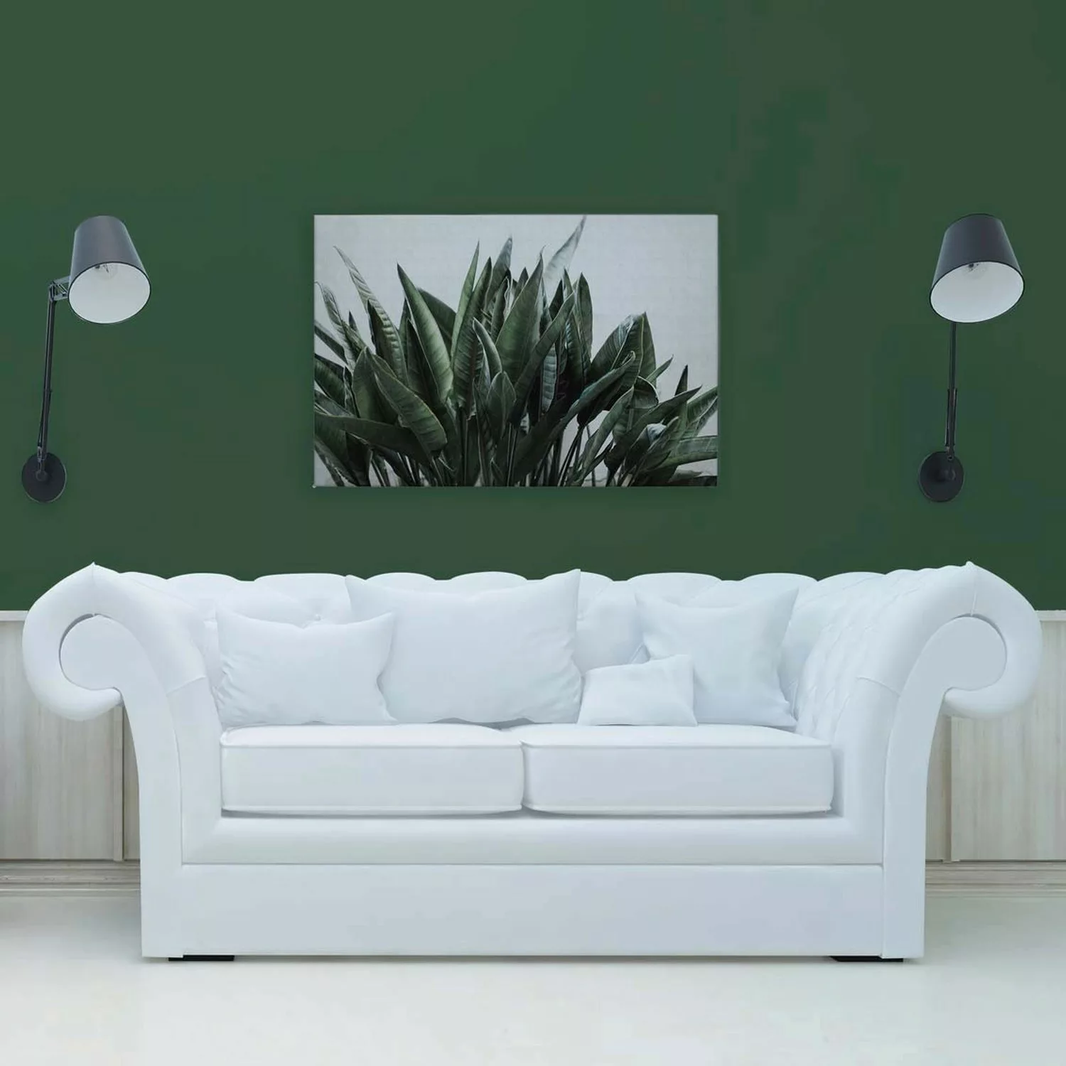 Bricoflor Wandbild Für Wohnzimmer Und Badezimmer Modern Deko Leinwandbild M günstig online kaufen