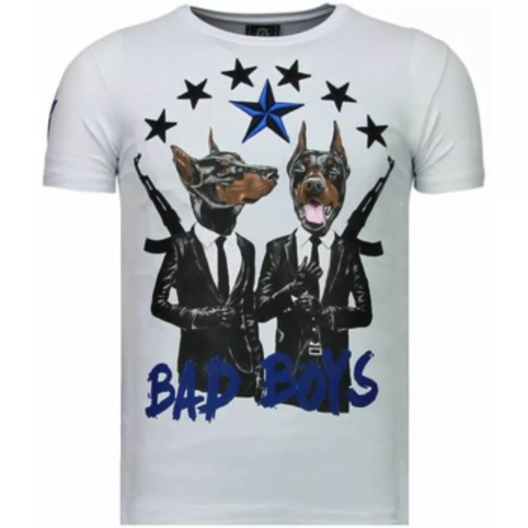 Local Fanatic  T-Shirt Bad Boys Pinscher Strass günstig online kaufen