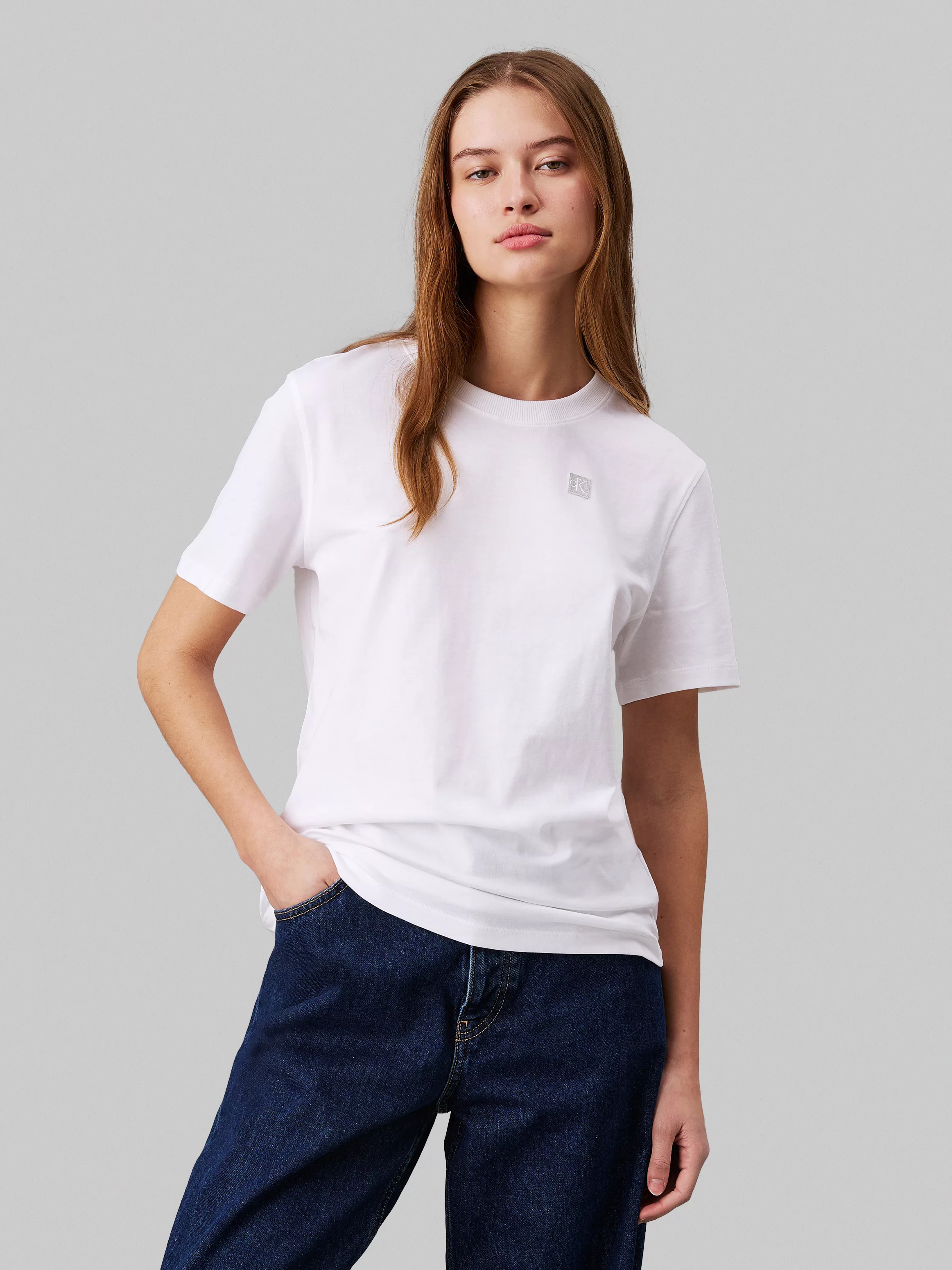 Calvin Klein Jeans T-Shirt "CK EMBRO BADGE REGULAR TEE", mit Logopatch günstig online kaufen