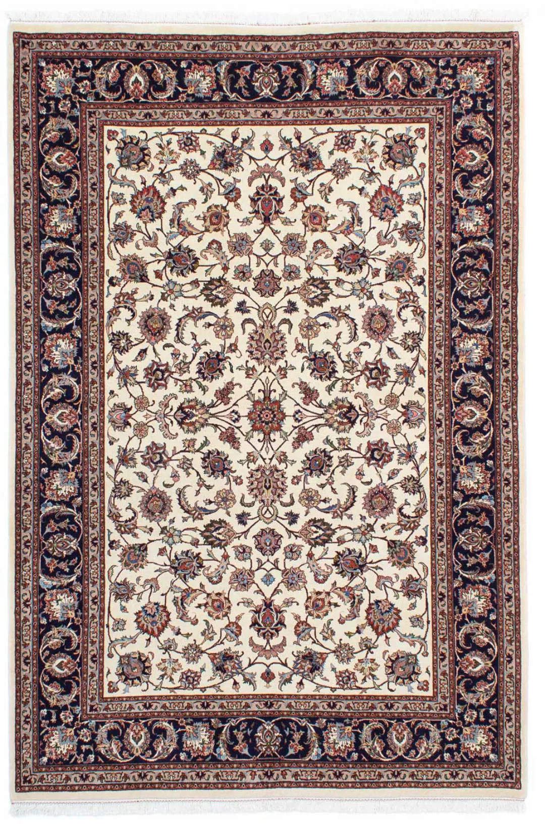 morgenland Wollteppich »Kaschmar Blumenmuster Beige 291 x 203 cm«, rechteck günstig online kaufen